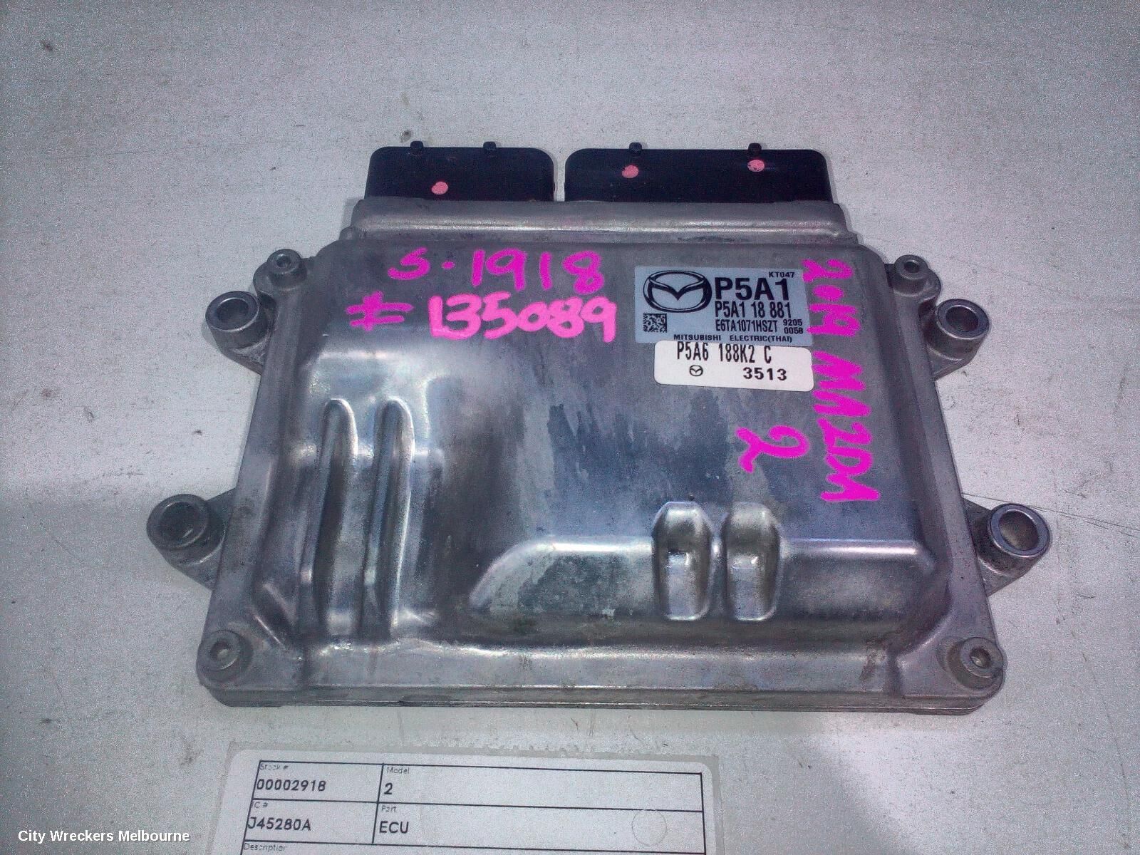 MAZDA 2 2019 Ecu