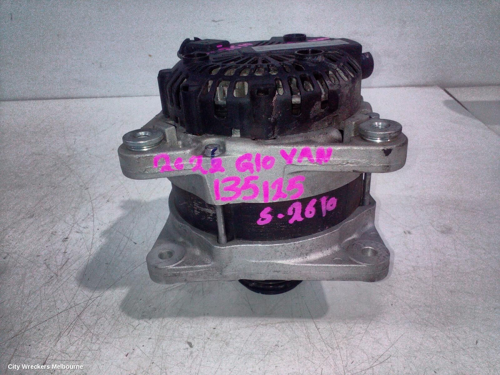 LDV G10 2022 Alternator