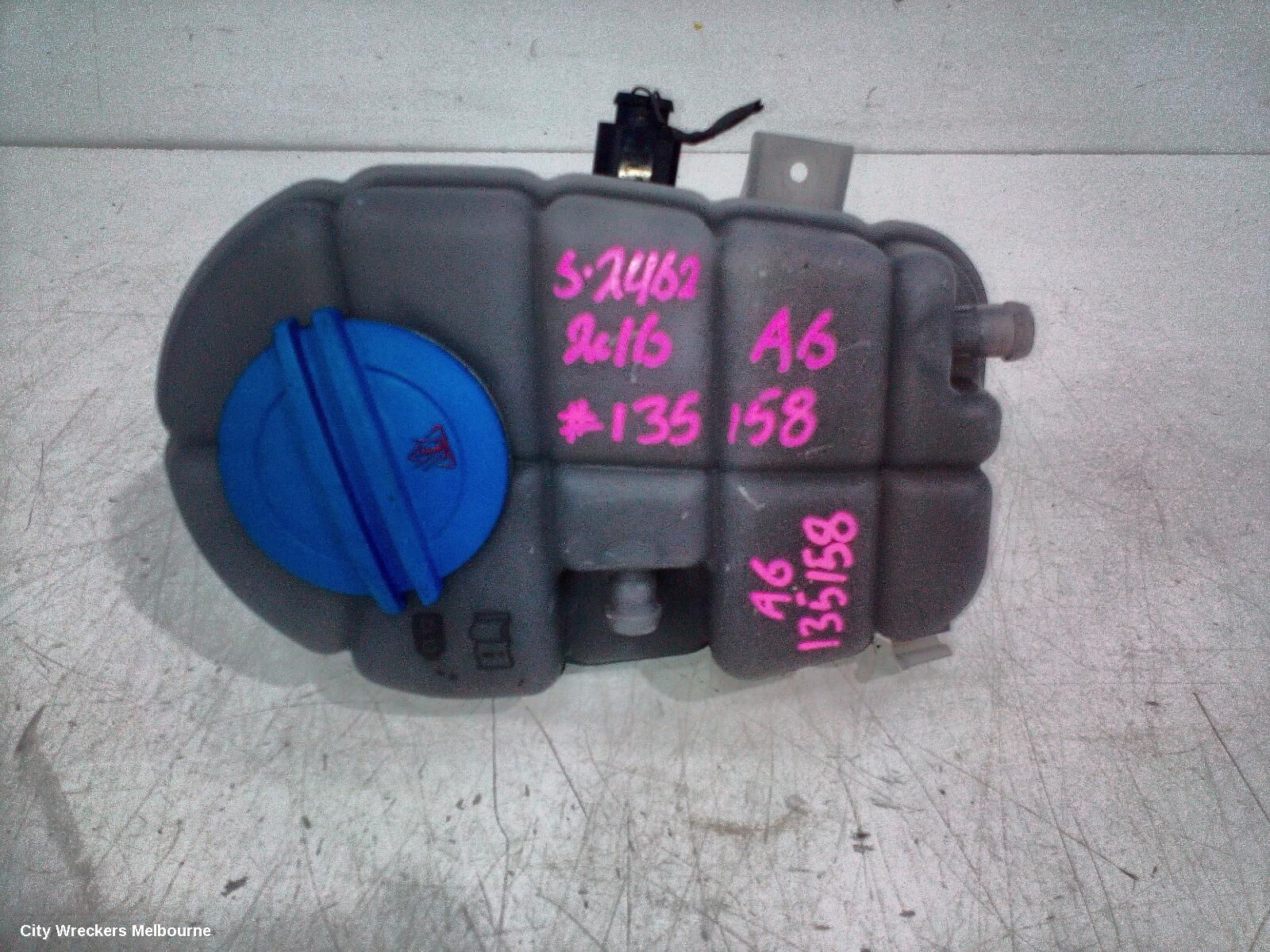 AUDI A6 2016 Overflow Bottle