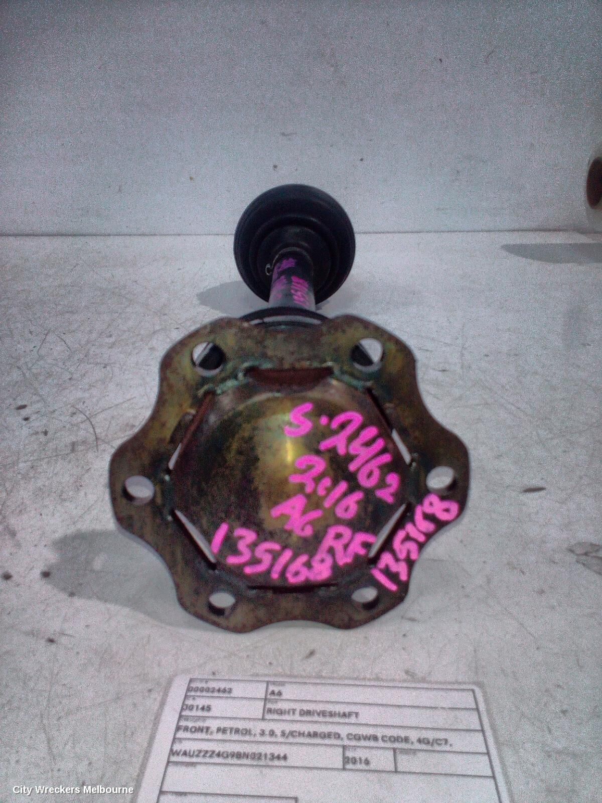 AUDI A6 2016 Right Driveshaft