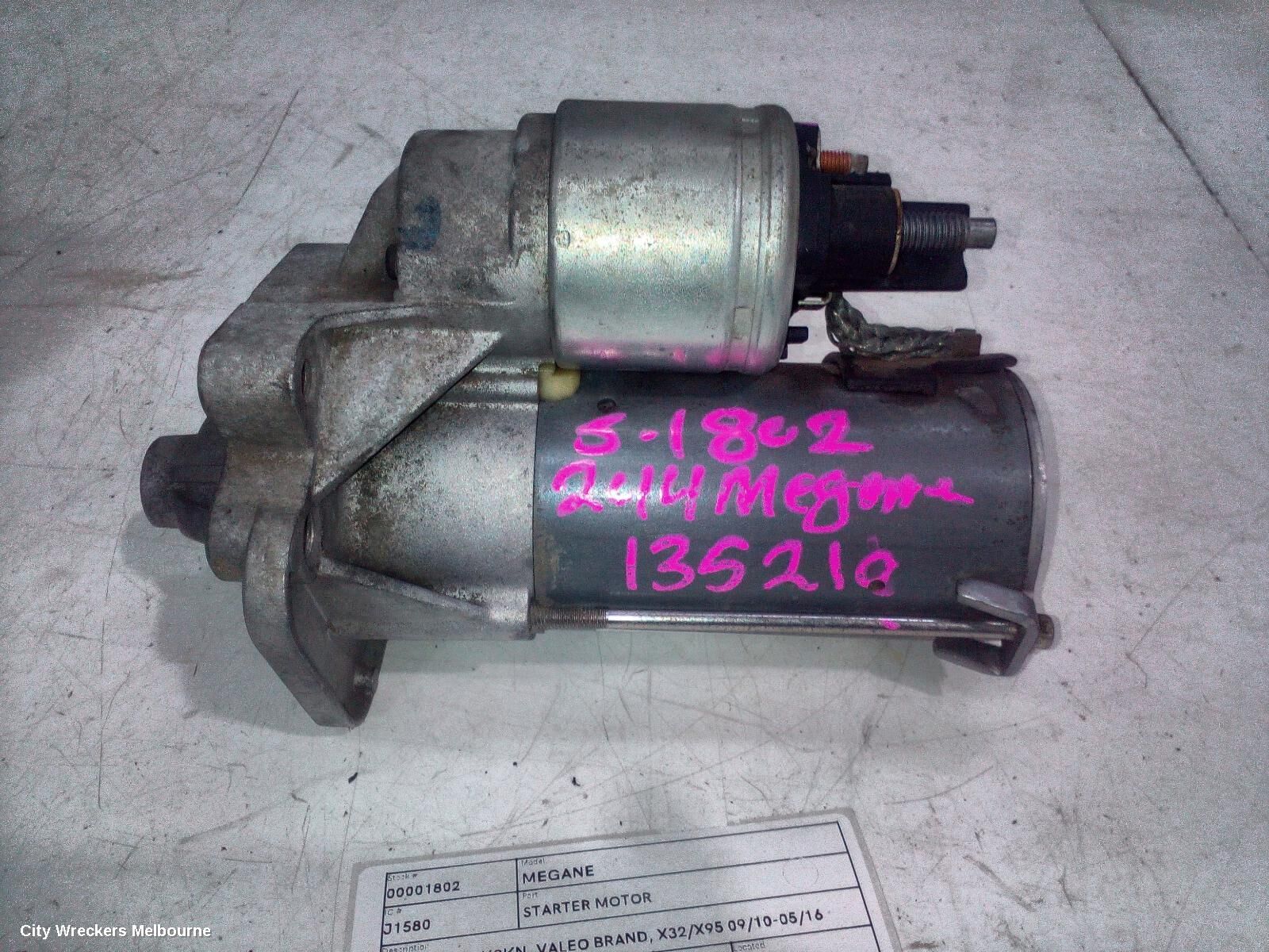 RENAULT MEGANE 2014 Starter
