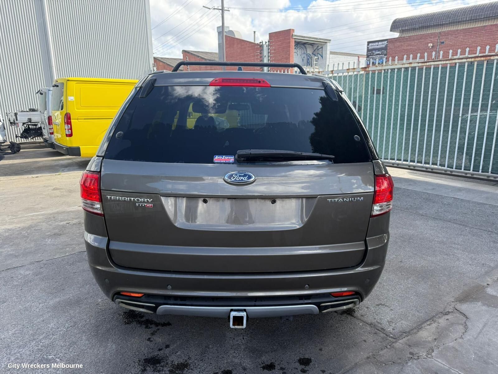 FORD TERRITORY 2011 Right Rear Door Window
