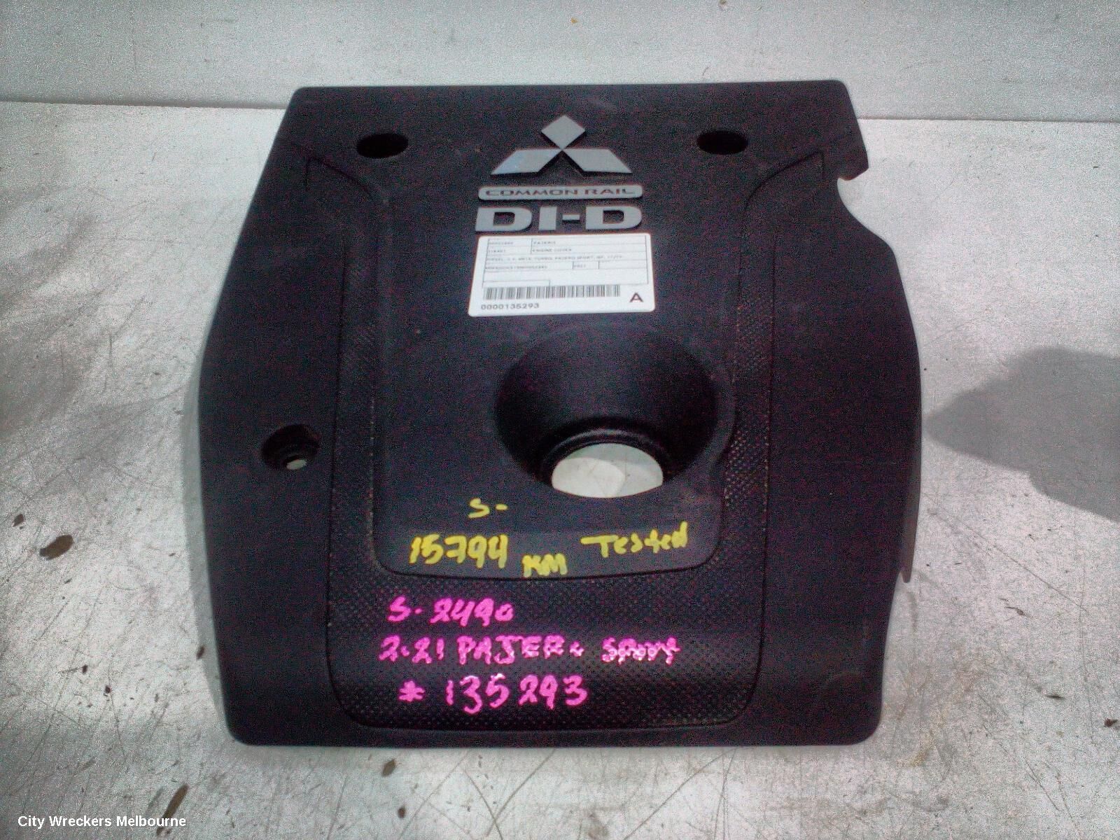 MITSUBISHI PAJERO 2021 Engine Cover