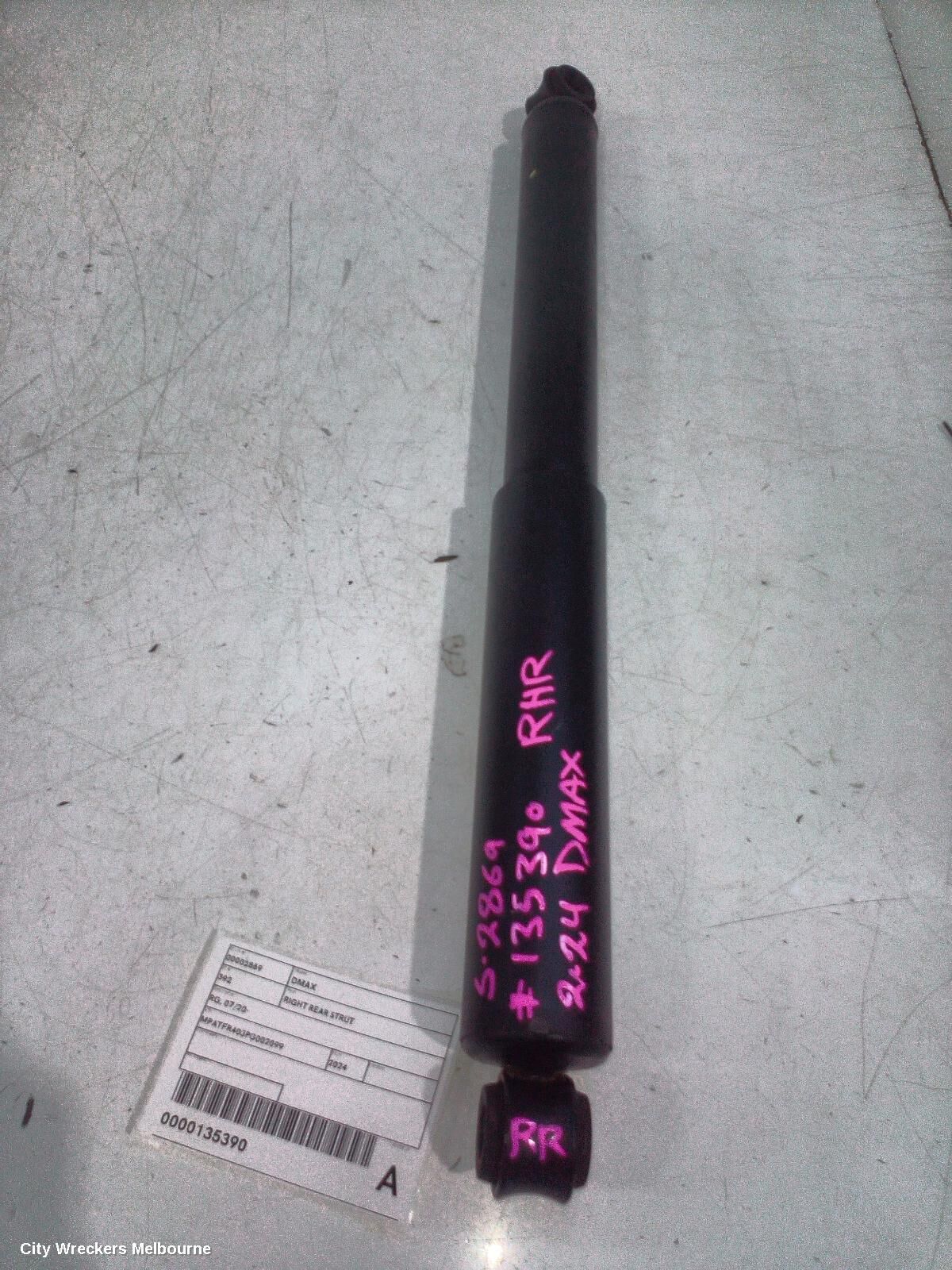 ISUZU DMAX 2024 Right Rear Strut