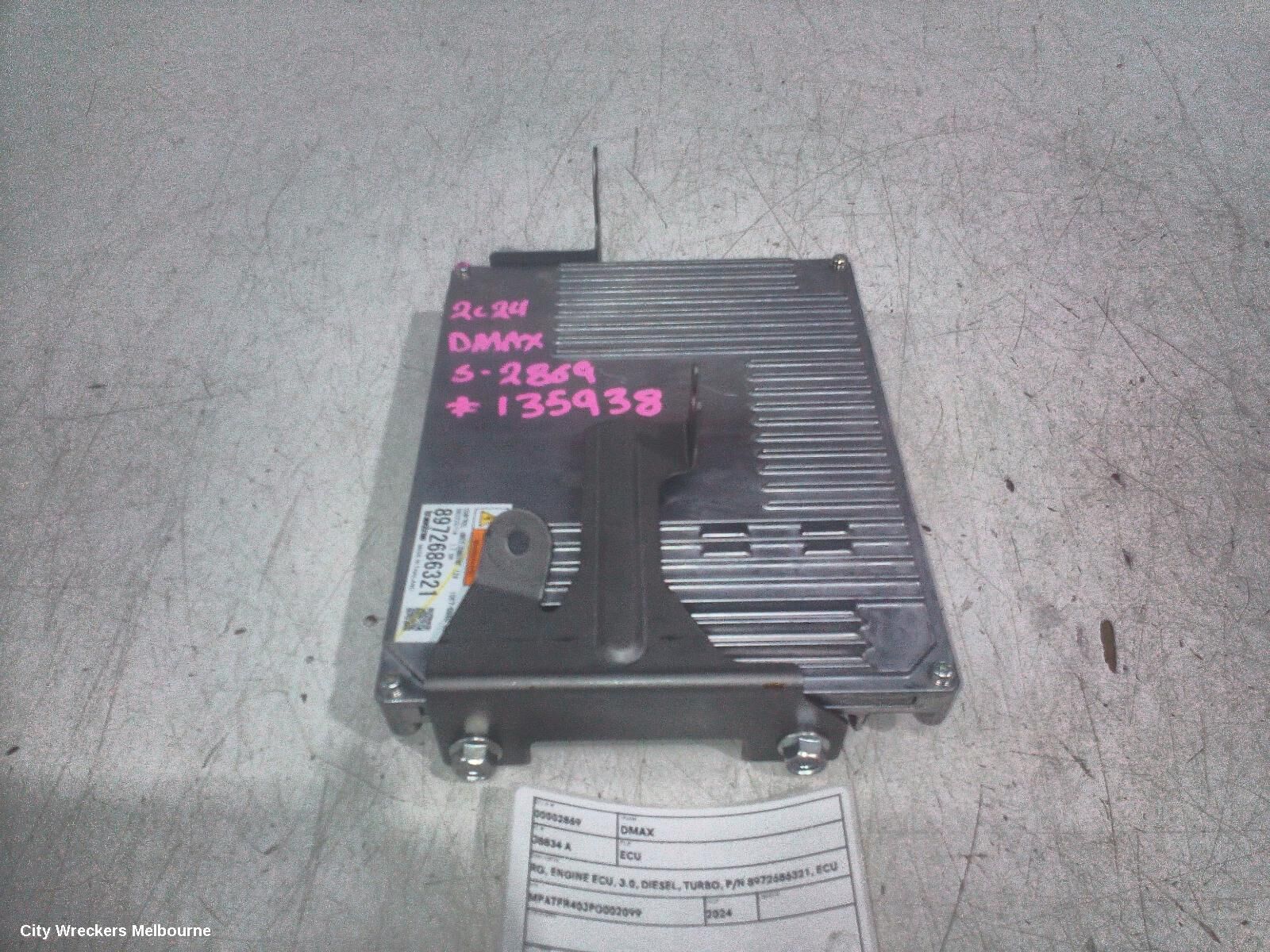 ISUZU DMAX 2024 Ecu