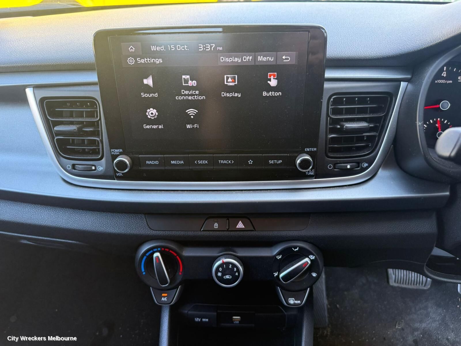 KIA RIO 2023 Radio/Cd/Dvd/Sat/Tv