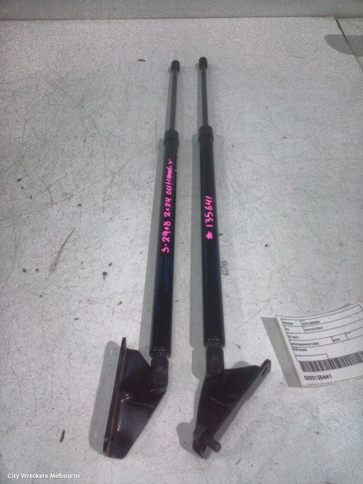 MITSUBISHI OUTLANDER 2024 Hatch Strut