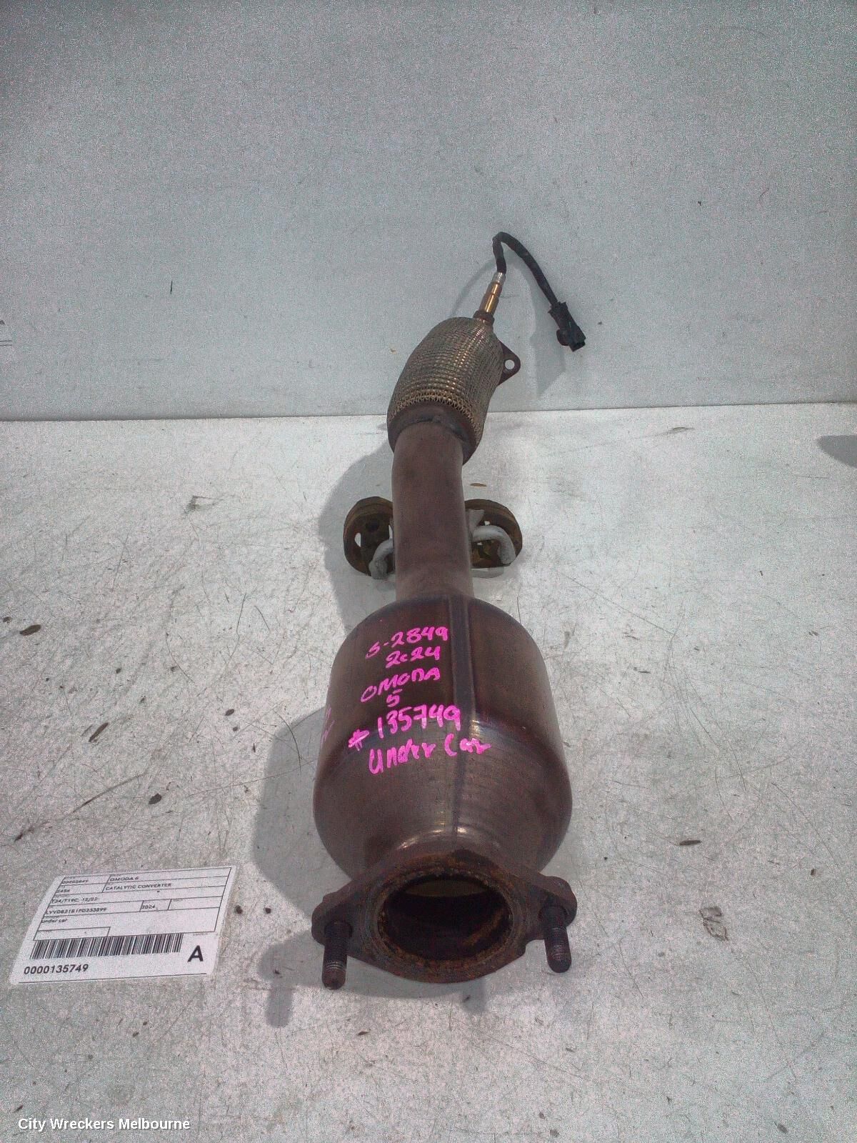 CHERY OMODA 5 2024 Catalytic Converter