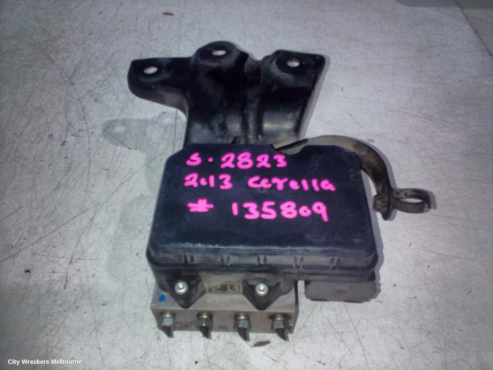 TOYOTA COROLLA 2013 Abs Pump/Modulator