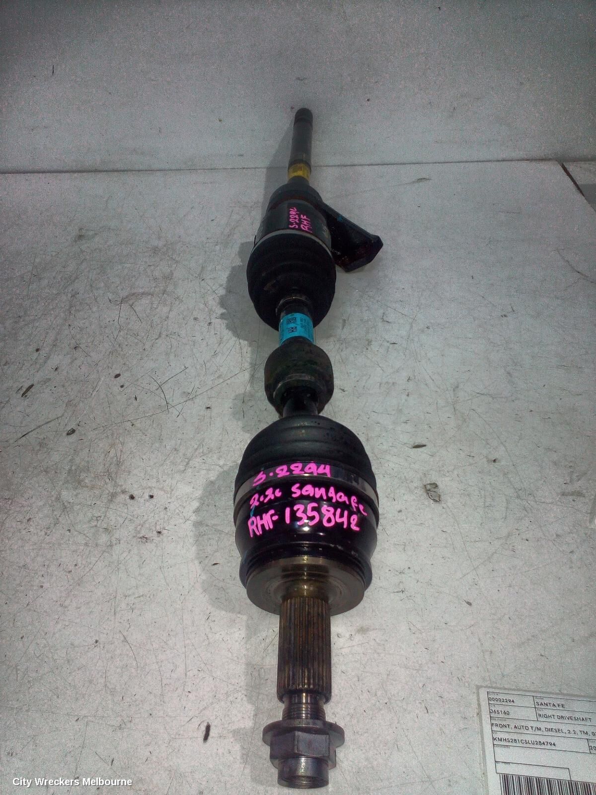 HYUNDAI SANTA FE 2020 Right Driveshaft