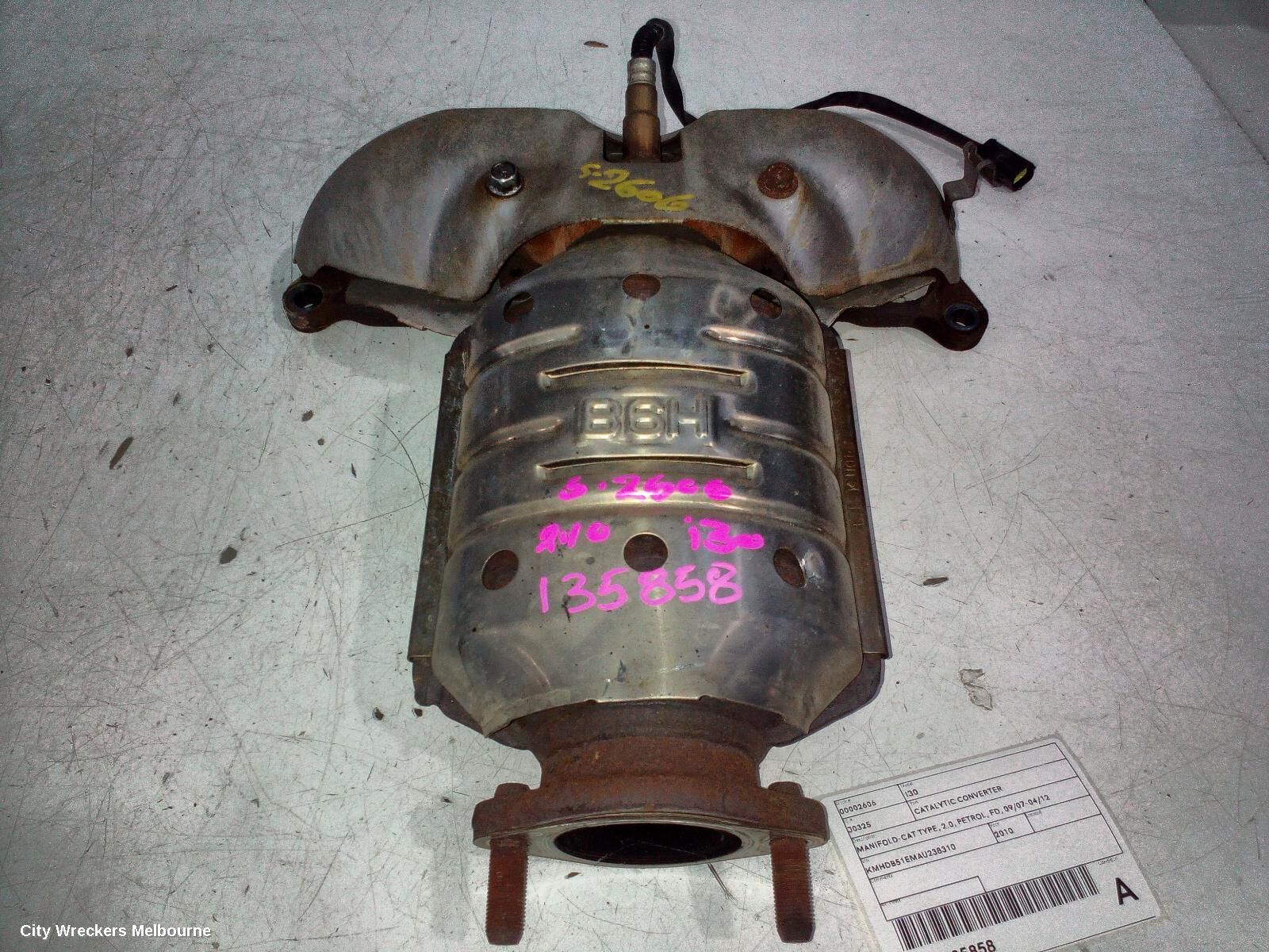 HYUNDAI I30 2010 Catalytic Converter