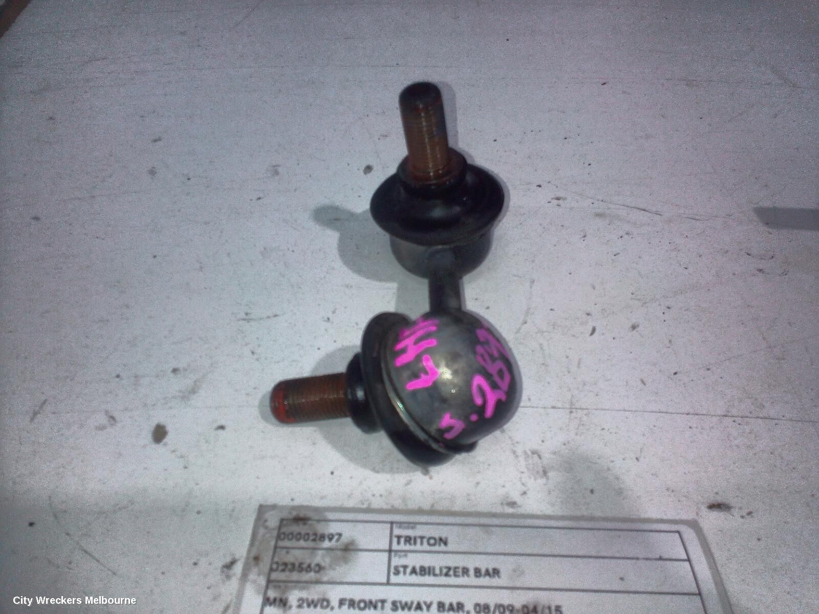 MITSUBISHI TRITON 2015 Stabiliser Bar