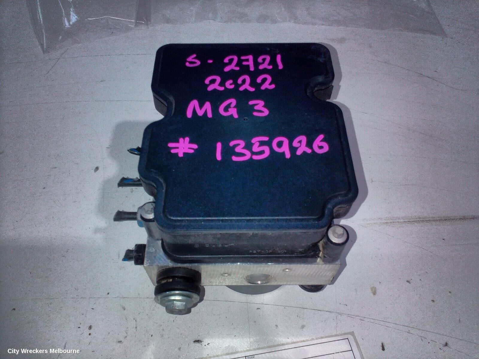 MG MG3 2020 Abs Pump/Modulator