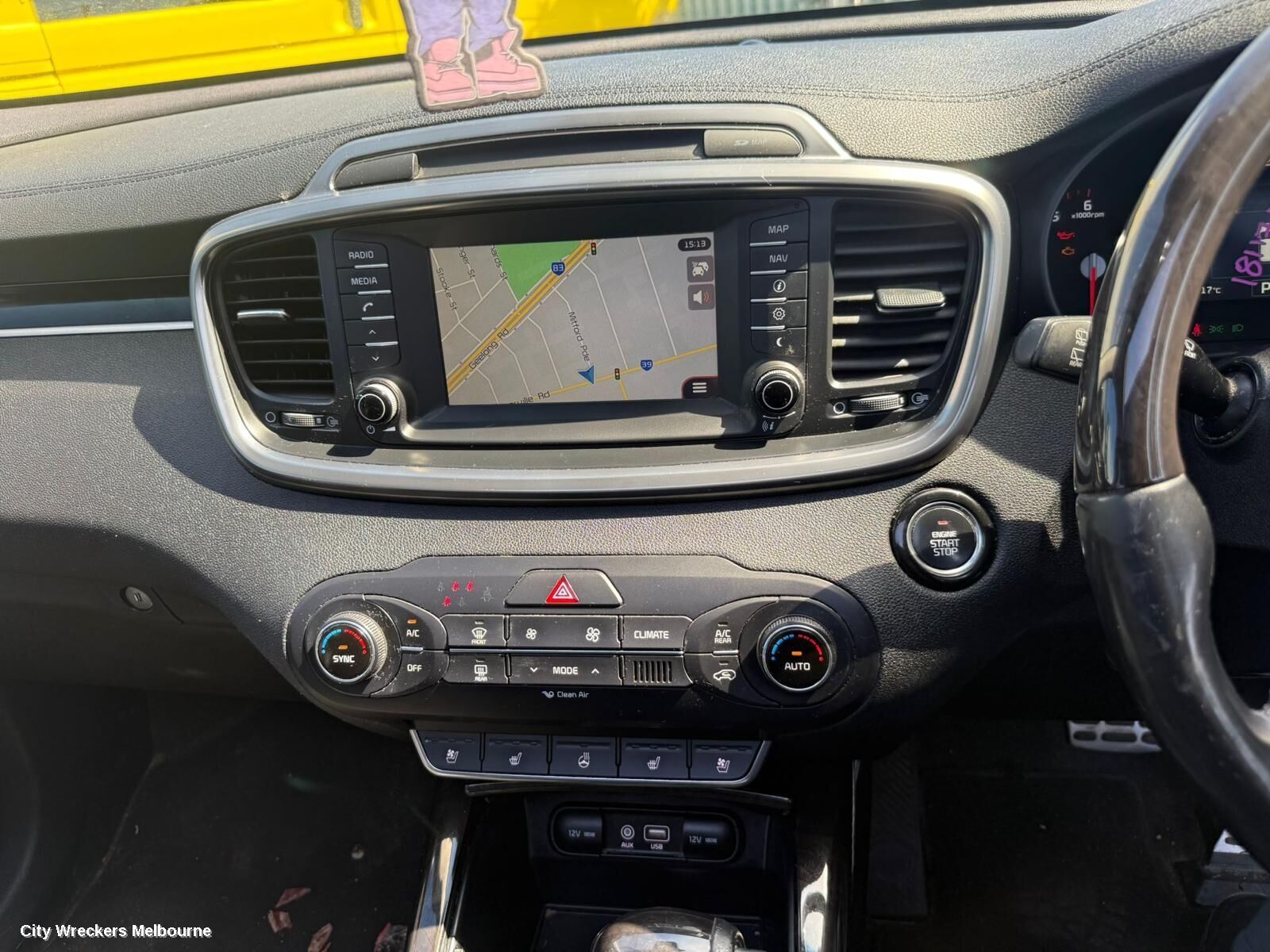 KIA SORENTO 2017 Heater/Ac Controls