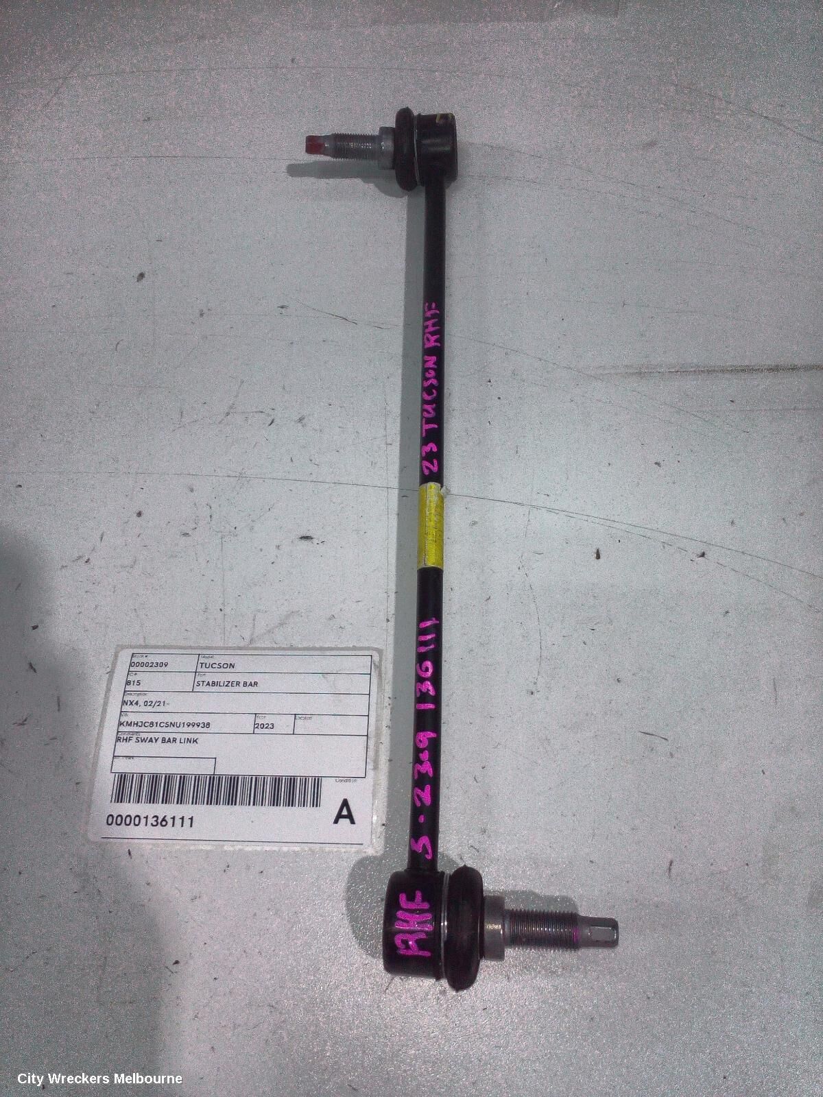 HYUNDAI TUCSON 2023 Stabiliser Bar