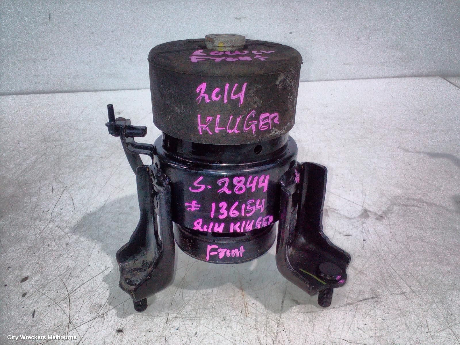 TOYOTA KLUGER 2014 Mount