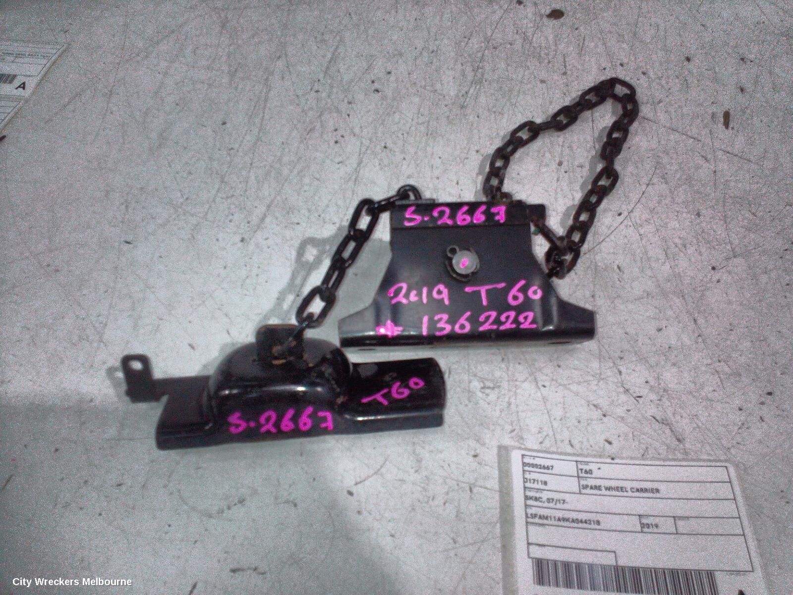 LDV T60 2019 Spare Wheel Carrier