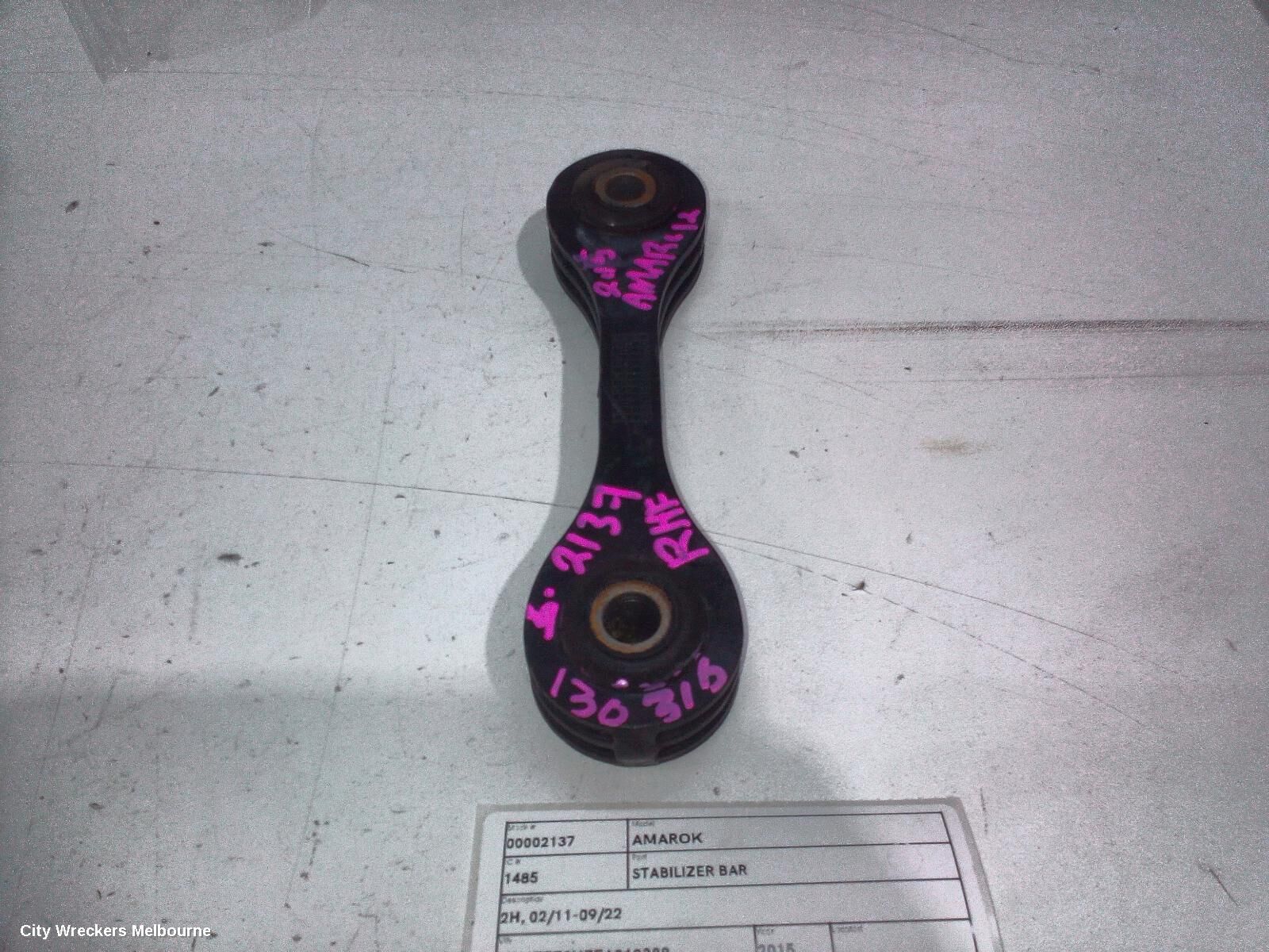 VOLKSWAGEN AMAROK 2015 Stabiliser Bar