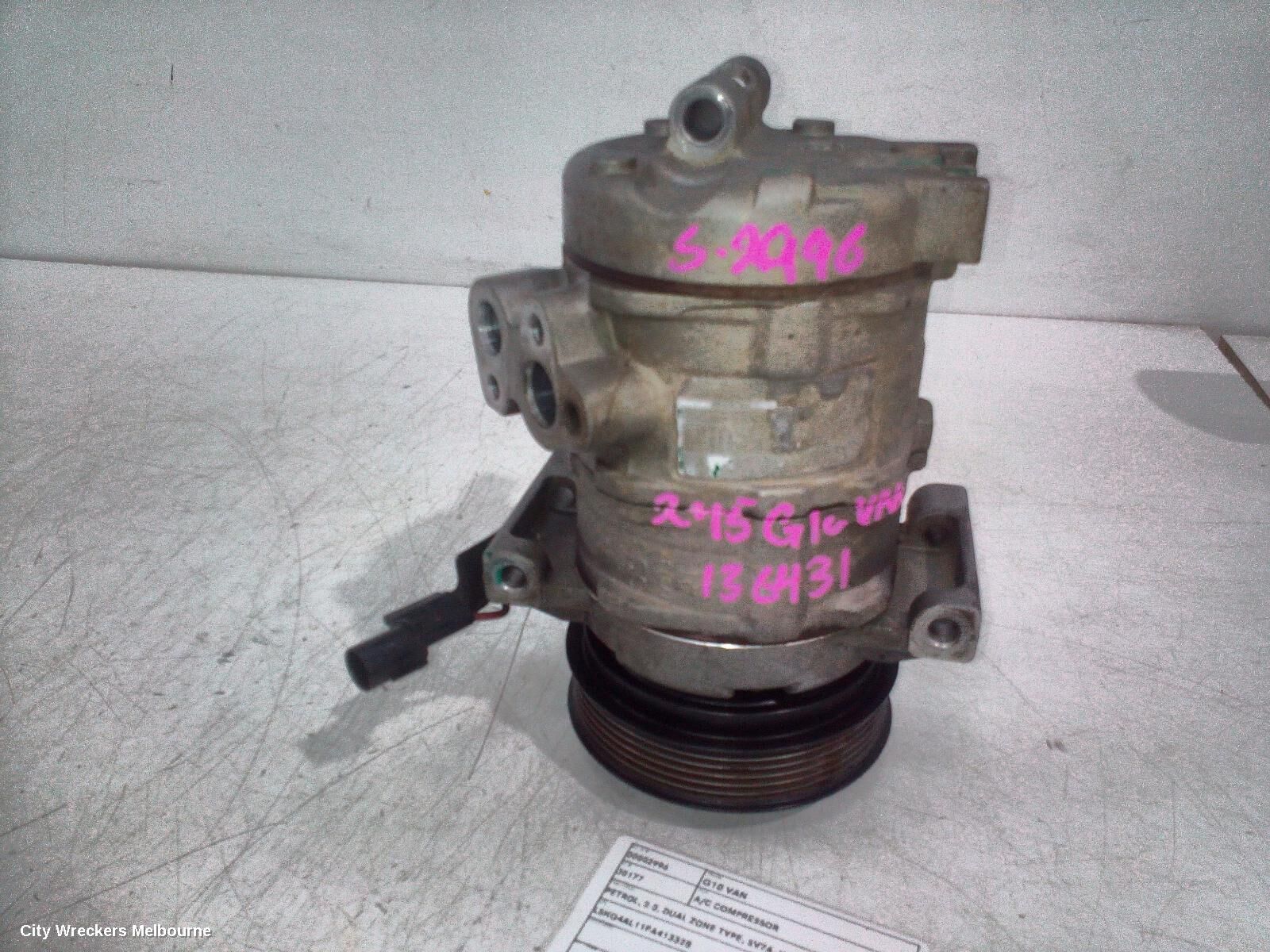 LDV G10 2015 A/C Compressor