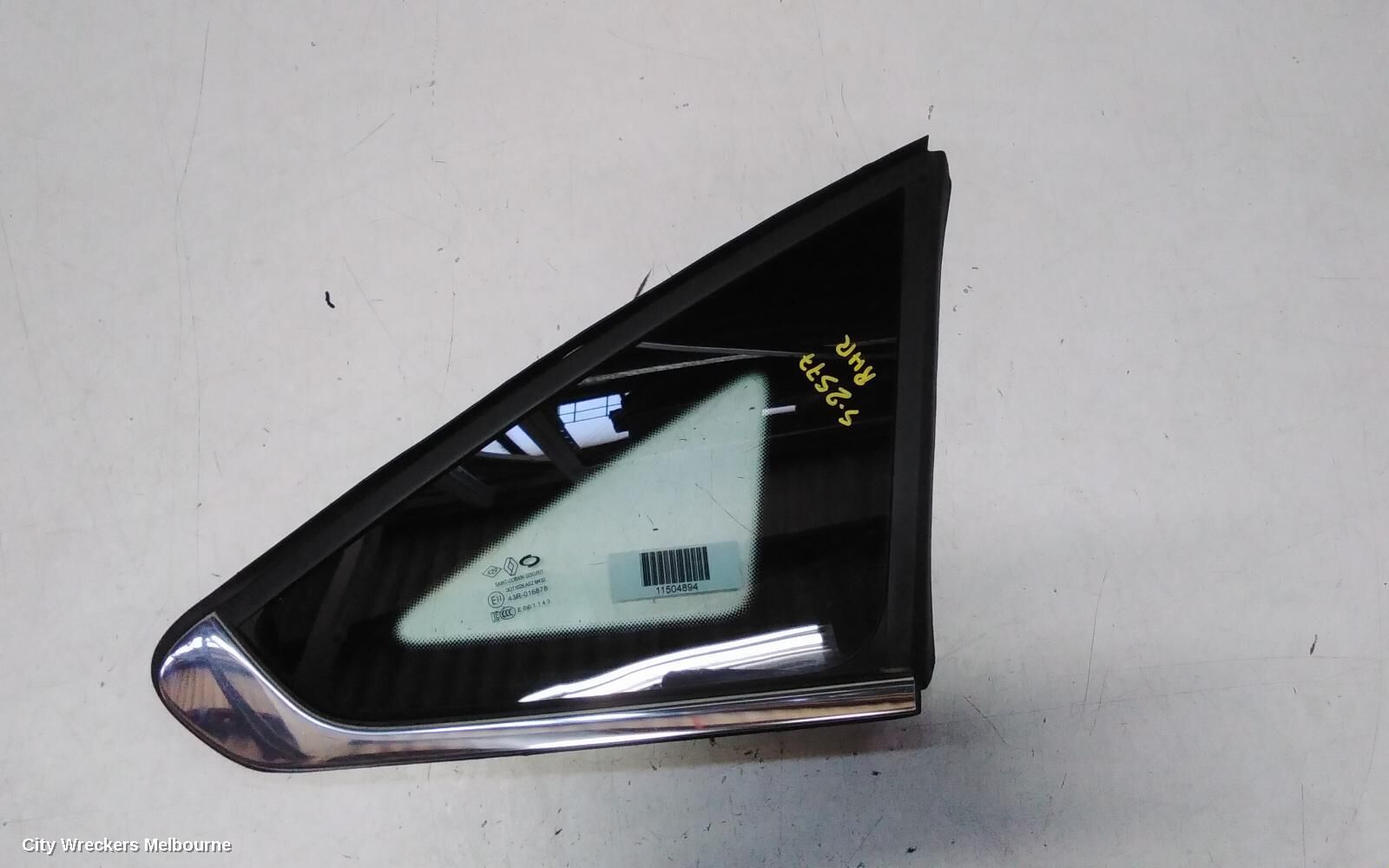 RENAULT ARKANA 2023 Right Rear Side Glass