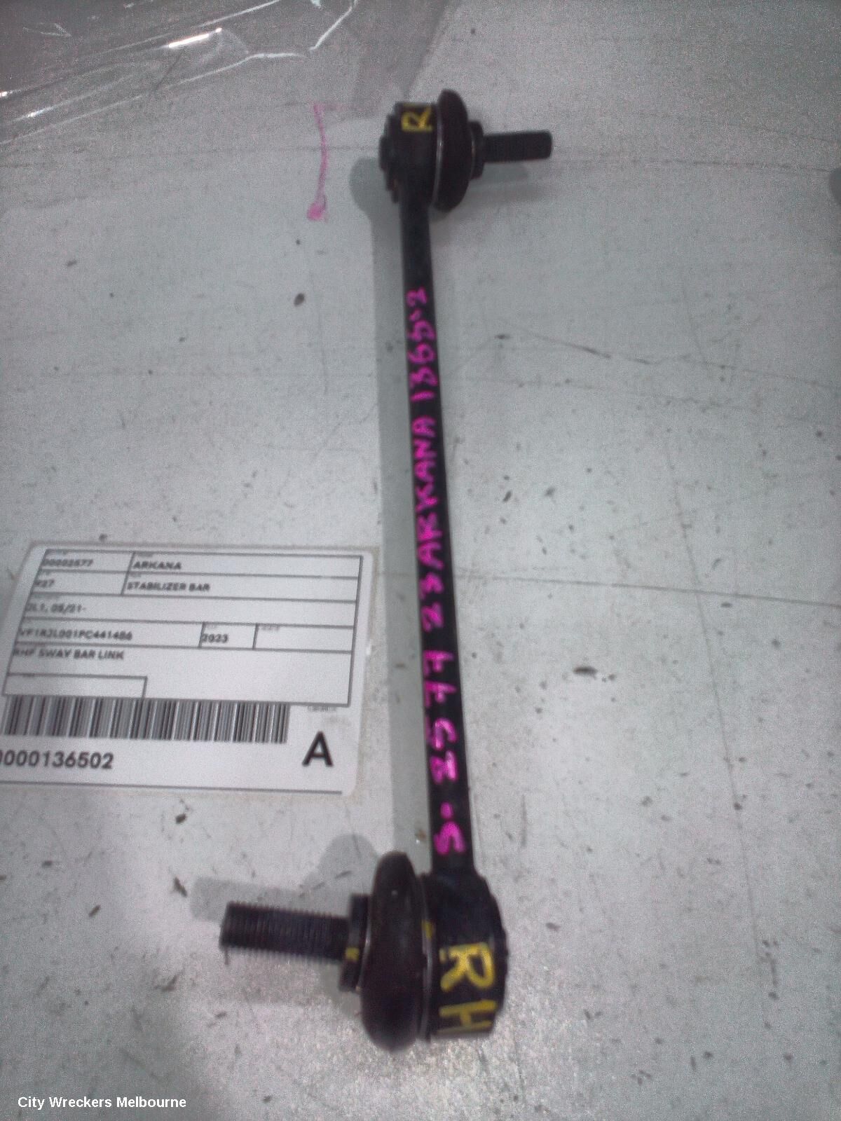 RENAULT ARKANA 2023 Stabiliser Bar