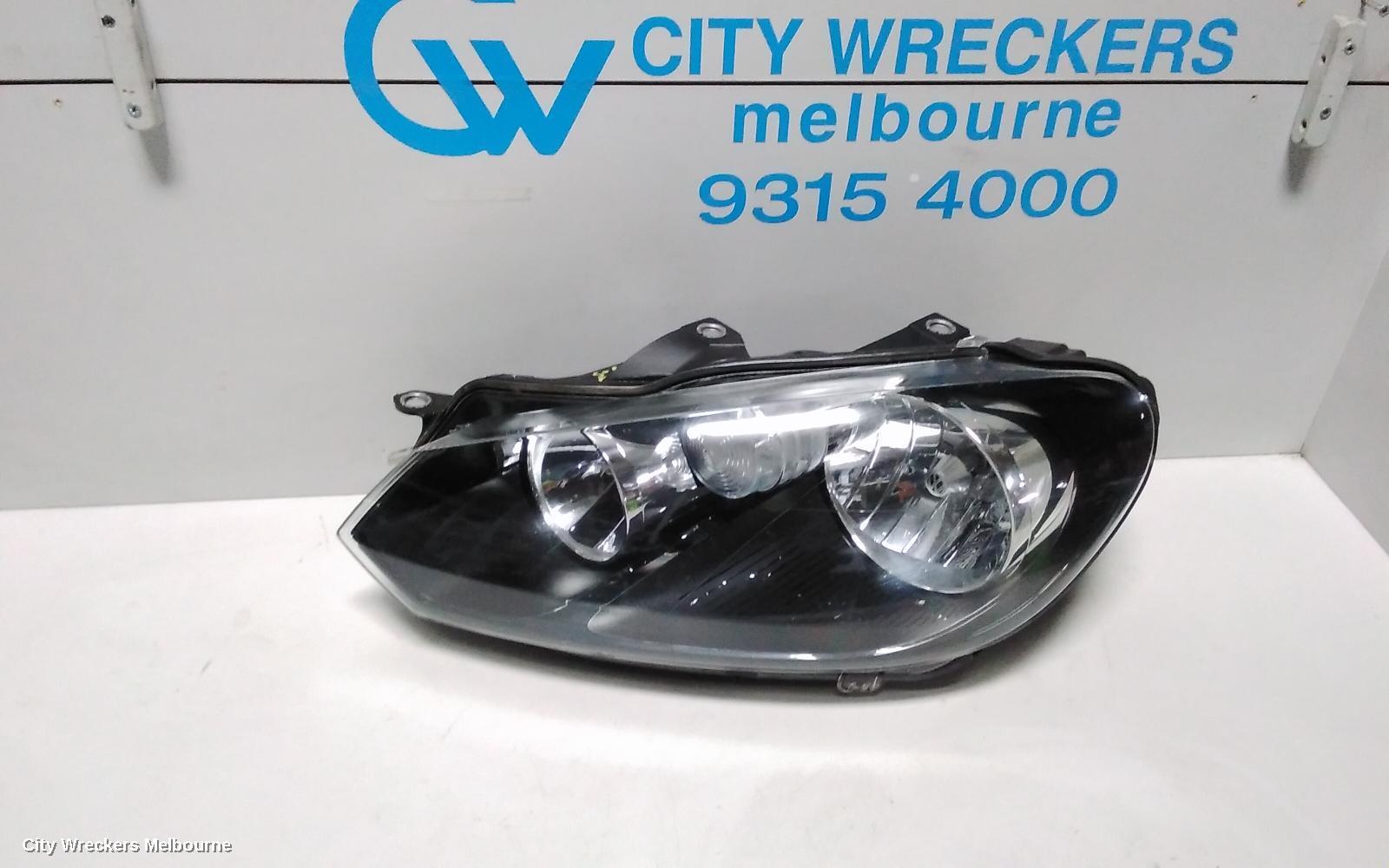 VOLKSWAGEN GOLF 2011 Left Headlamp