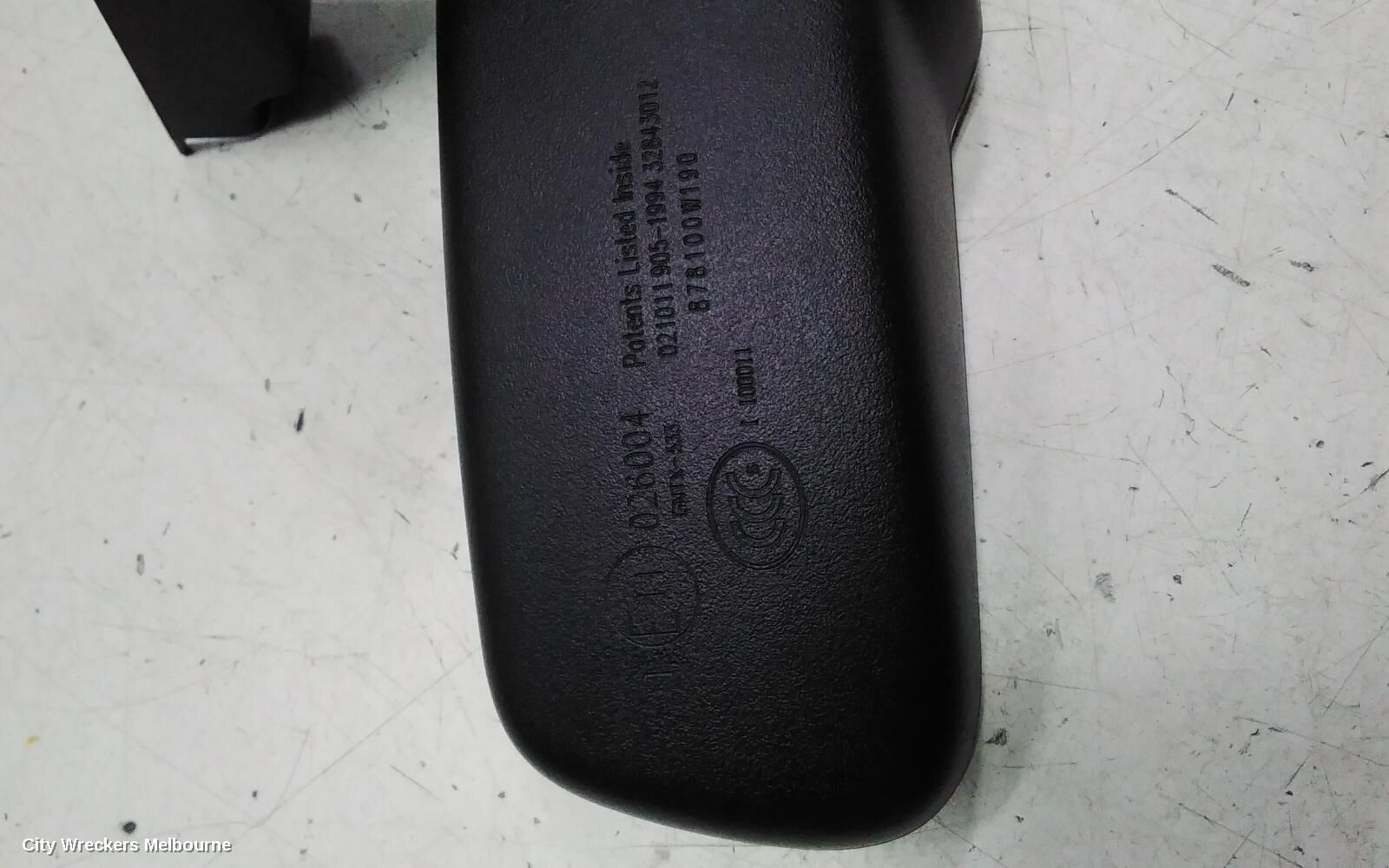 LEXUS CT200H 2011 Interior Mirror