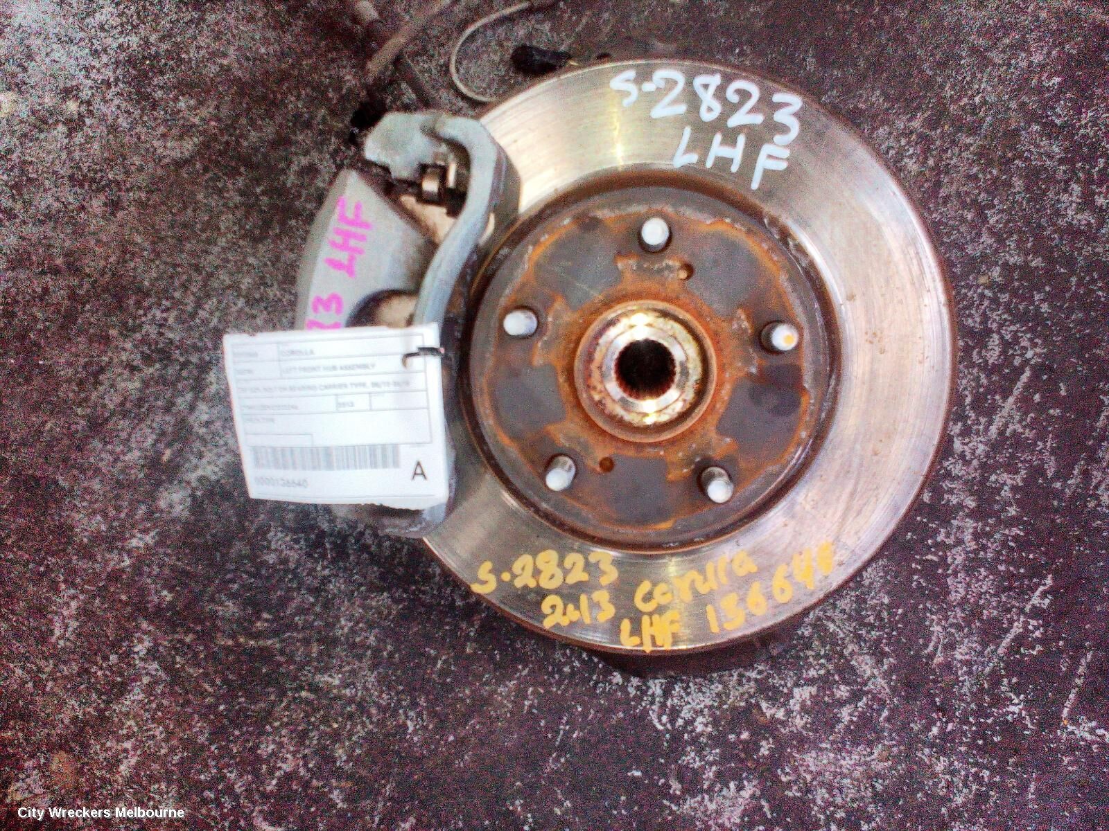 TOYOTA COROLLA 2013 Left Front Hub Assembly