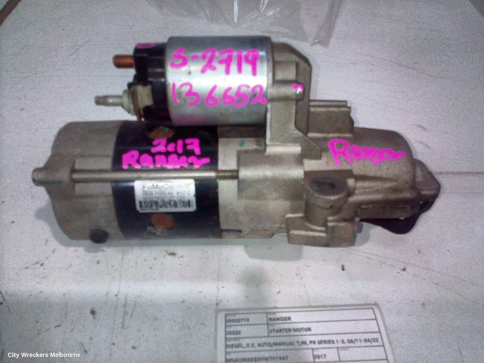 FORD RANGER 2017 Starter