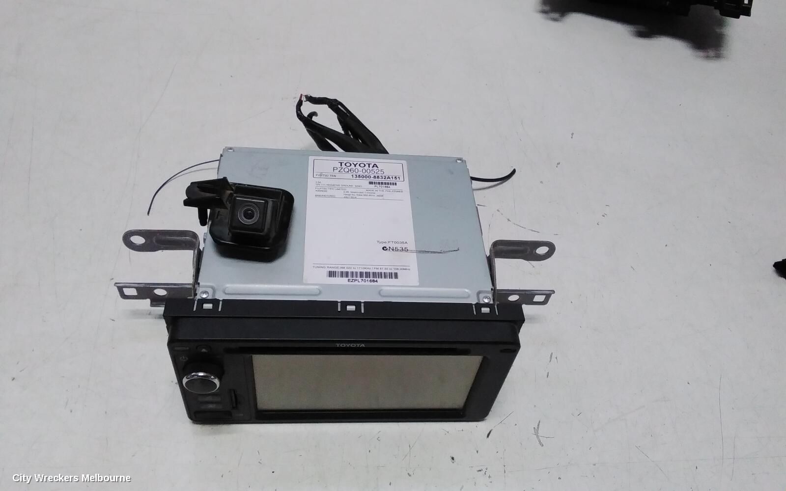 TOYOTA HIACE 2010 Radio/Cd/Dvd/Sat/Tv