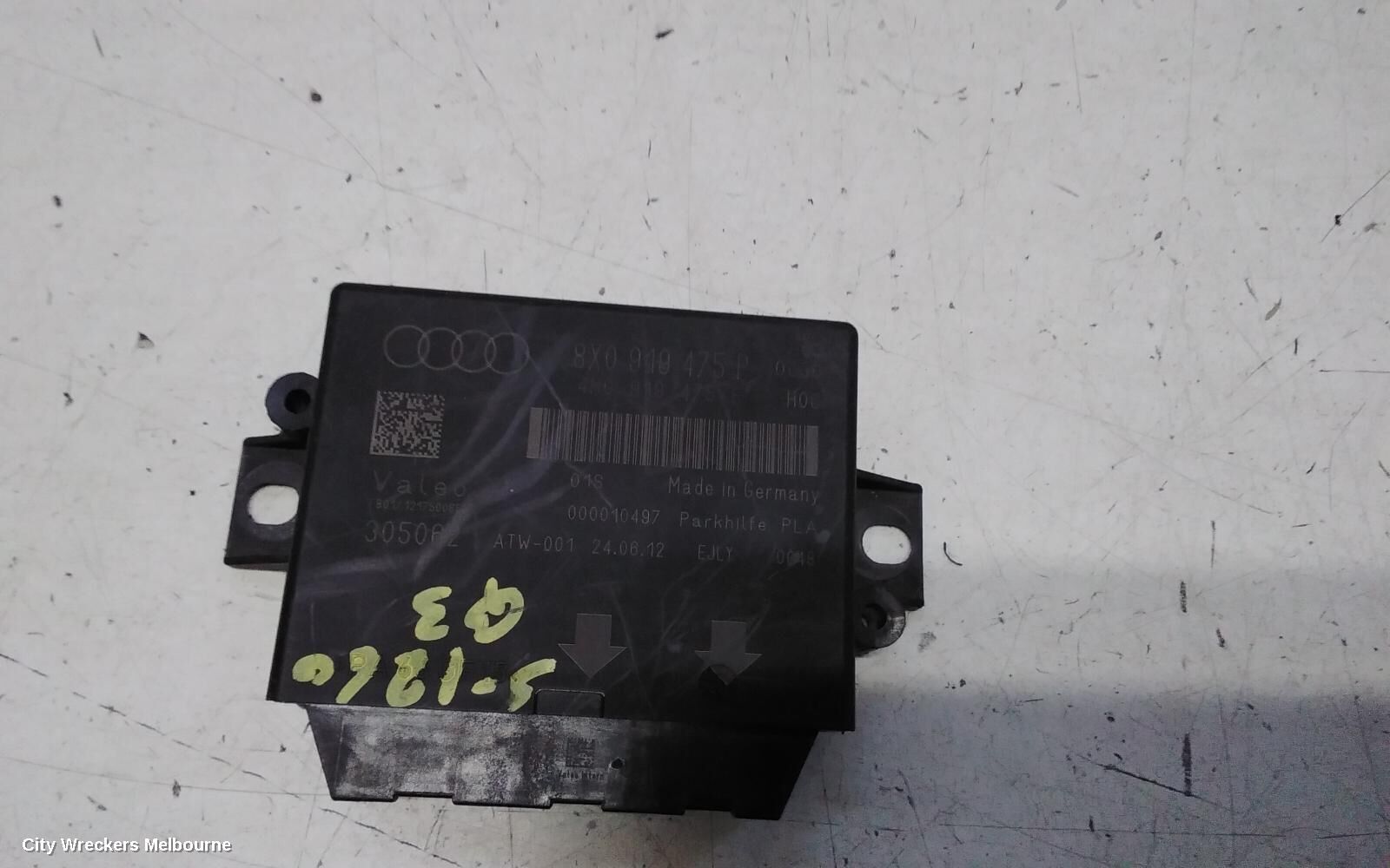 AUDI Q3 2012 Misc Switch/Relay