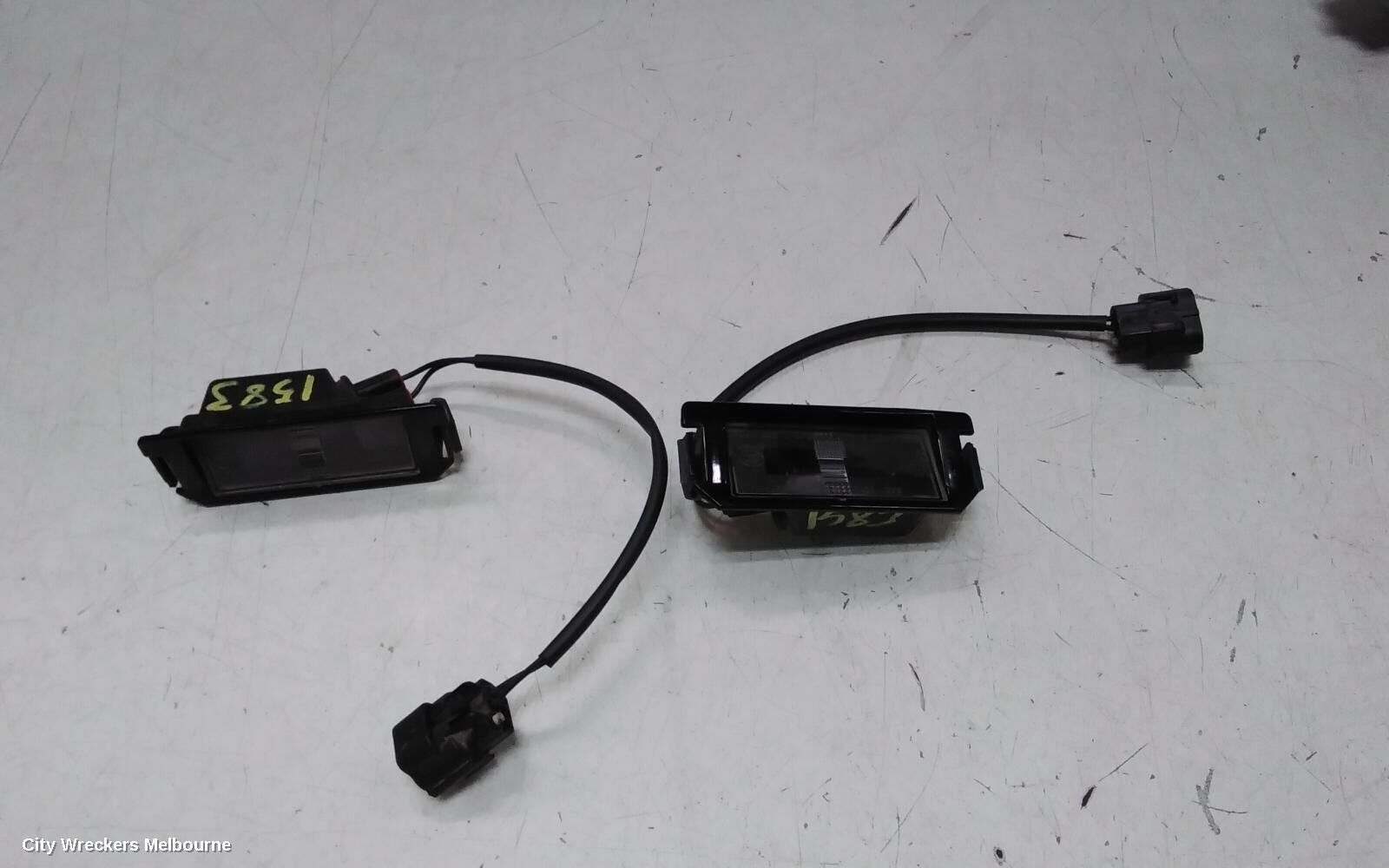 HYUNDAI VELOSTER 2014 Number Plate Lamp