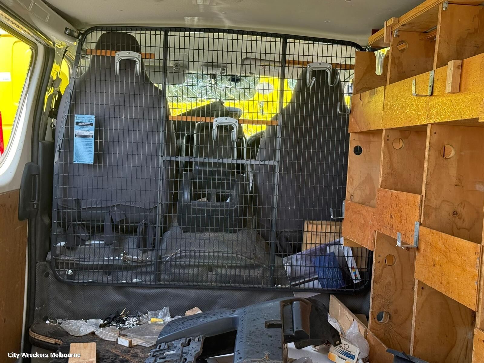 TOYOTA HIACE 2016 Cargo Barrier