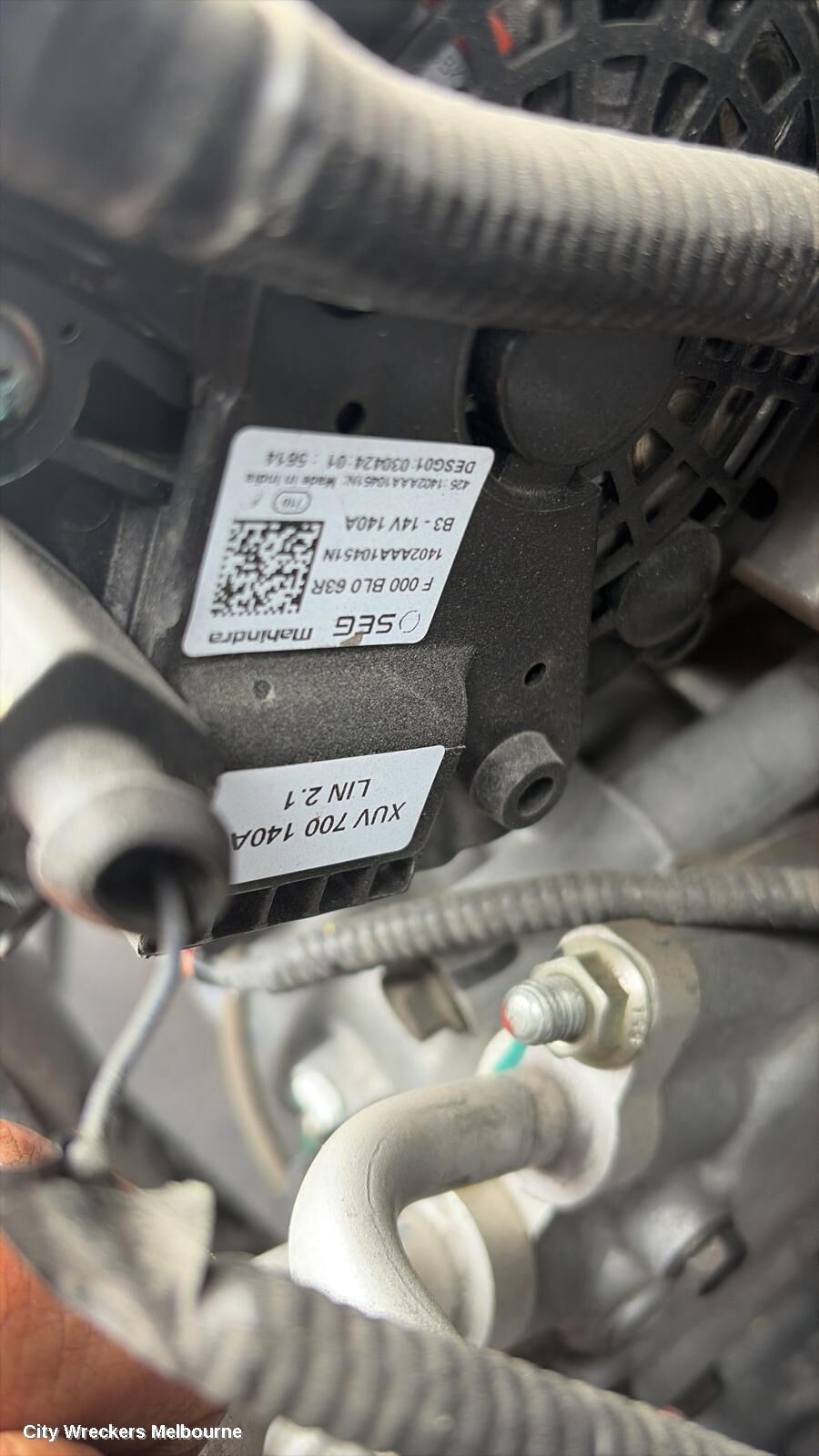 MAHINDRA XUV700 2025 Alternator