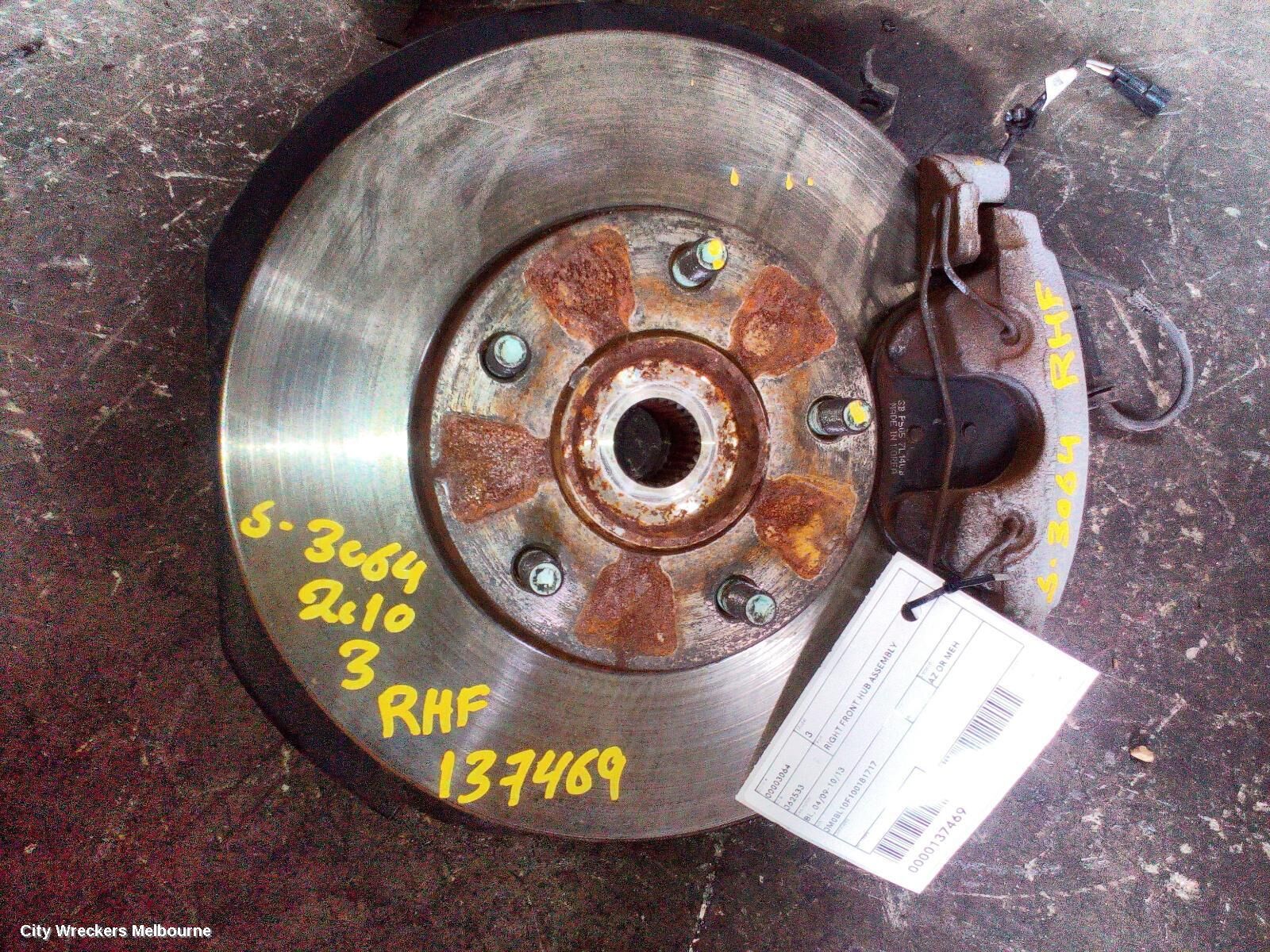 MAZDA 3 2010 Right Front Hub Assembly
