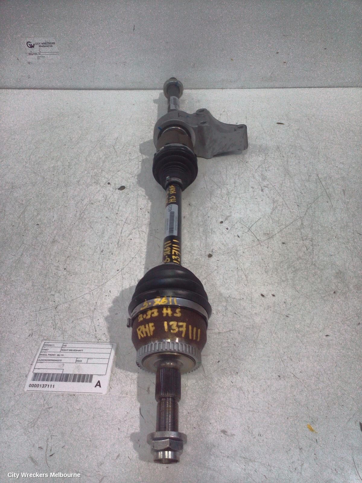 MG HS 2023 Right Driveshaft