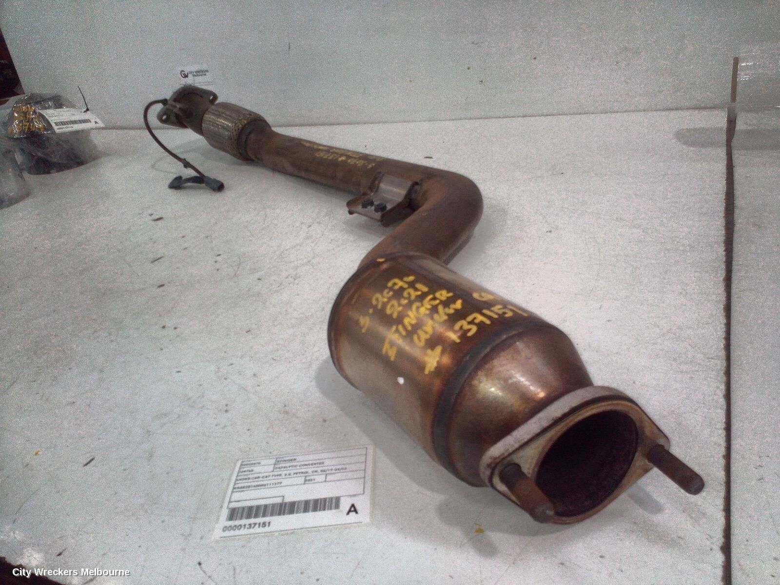 KIA STINGER 2021 Catalytic Converter