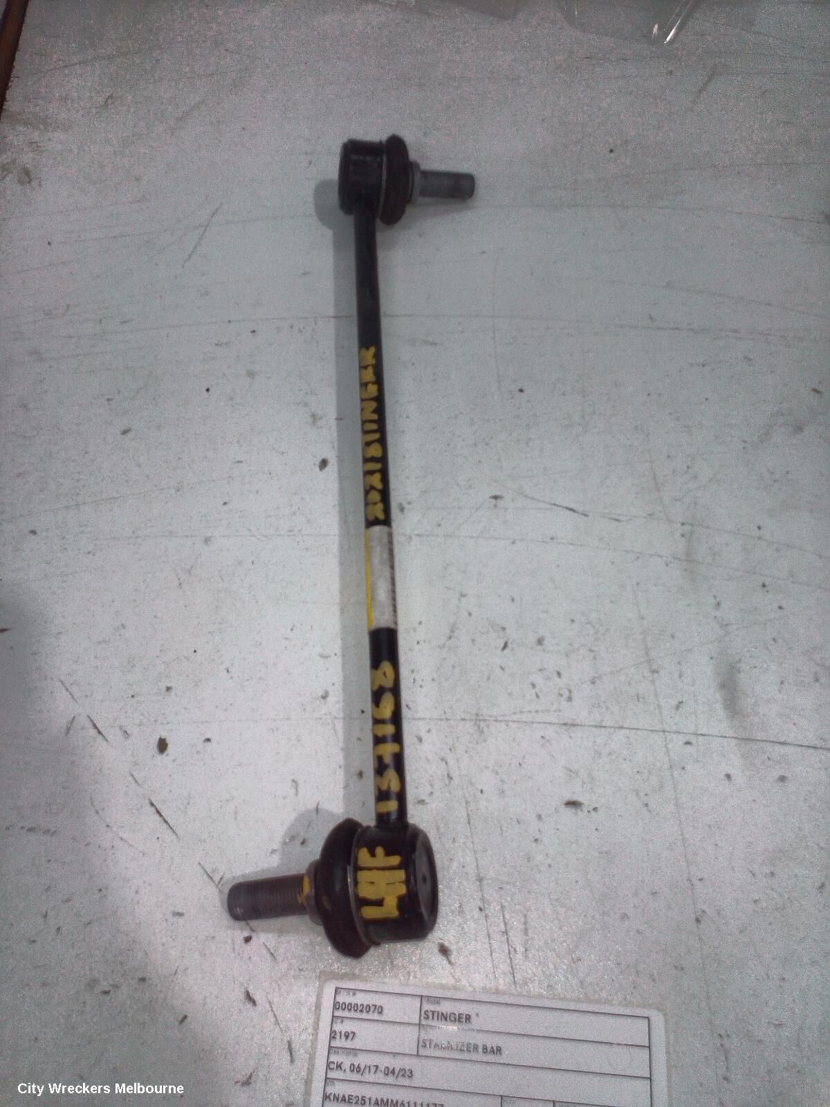 KIA STINGER 2021 Stabiliser Bar