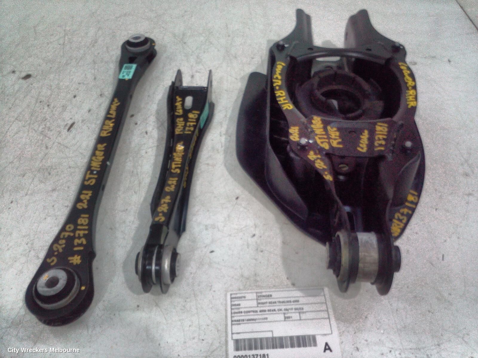 KIA STINGER 2021 Right Rear Trailing Arm