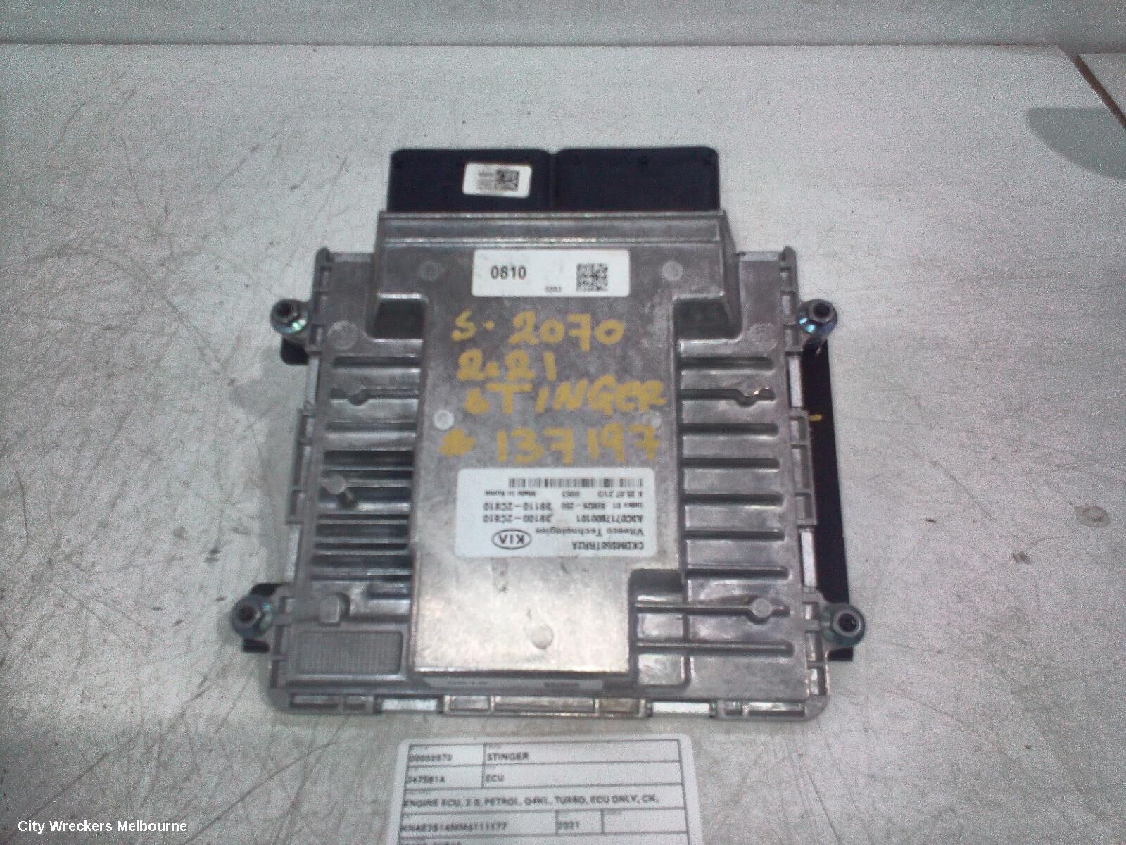 KIA STINGER 2021 Ecu