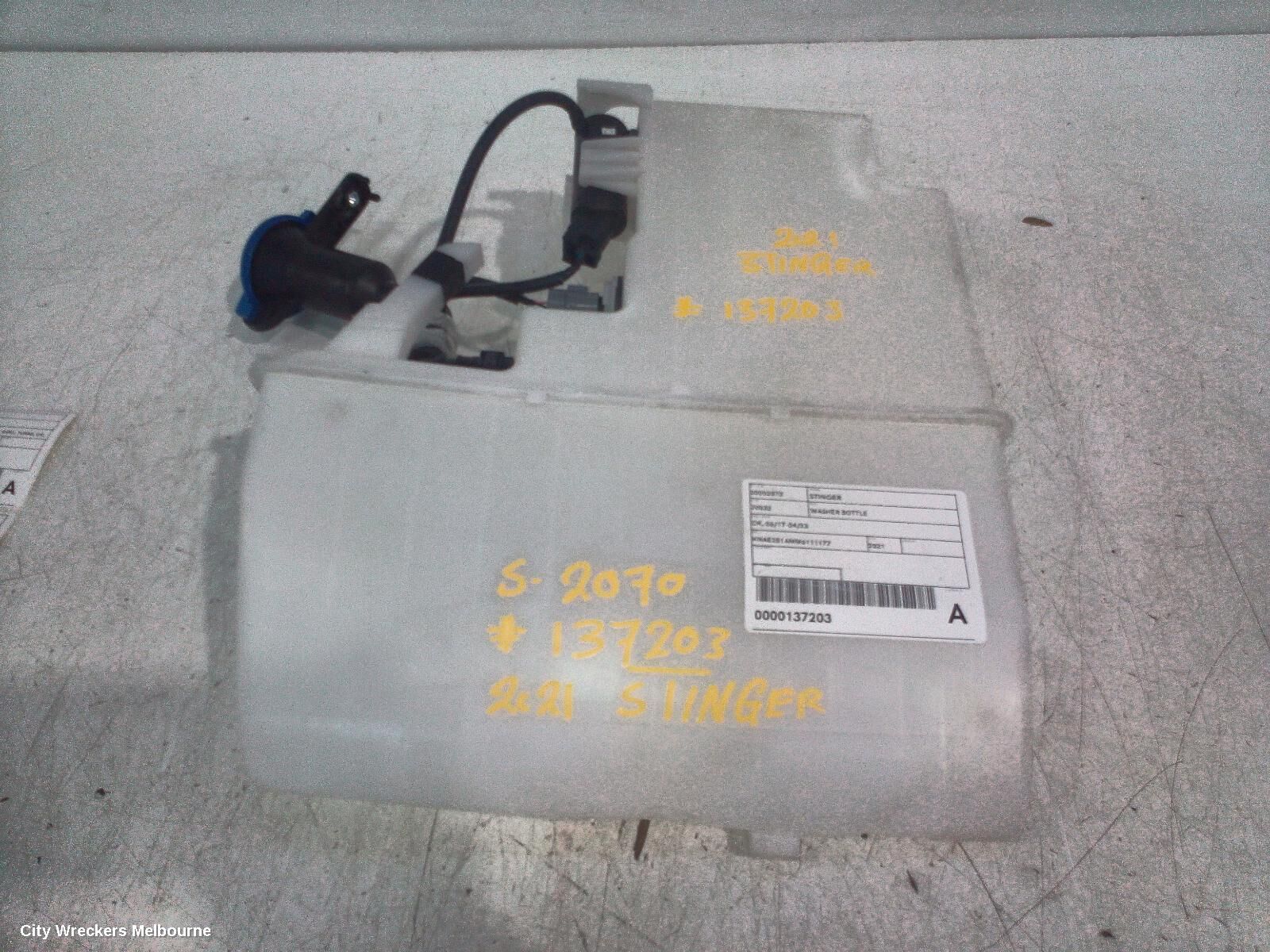 KIA STINGER 2021 Washer Bottle