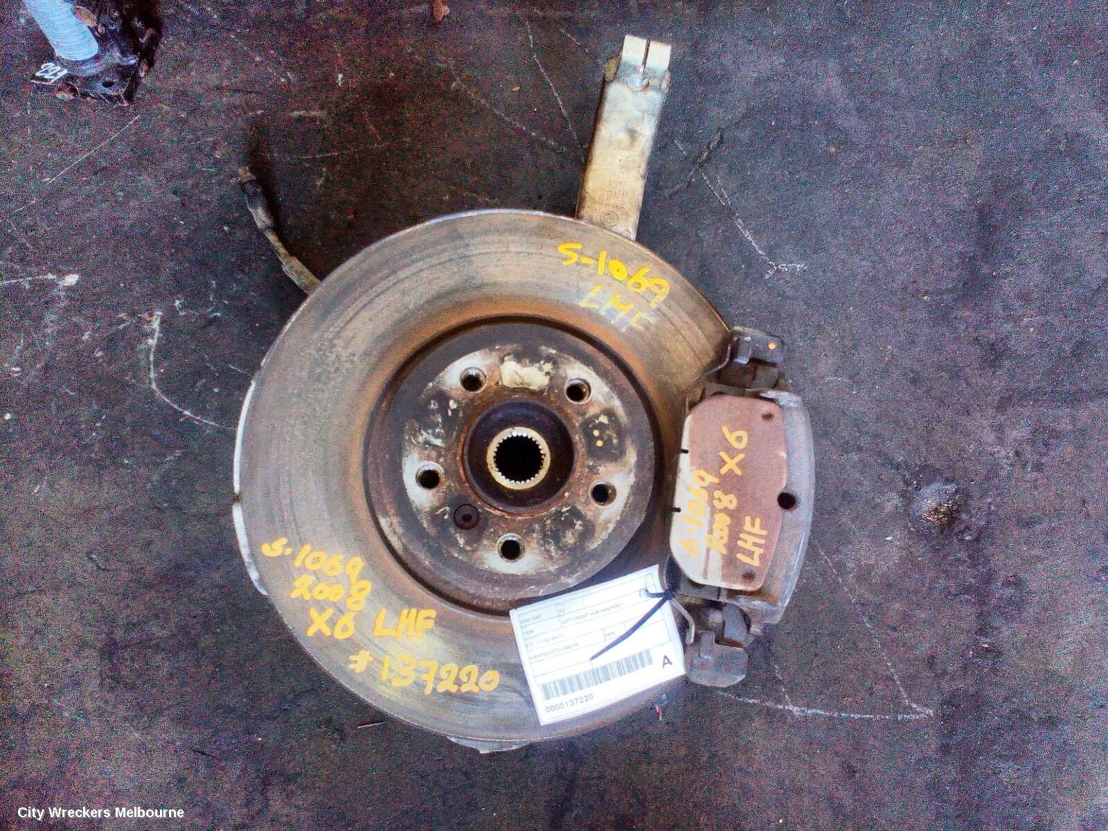 BMW X6 2008 Left Front Hub Assembly