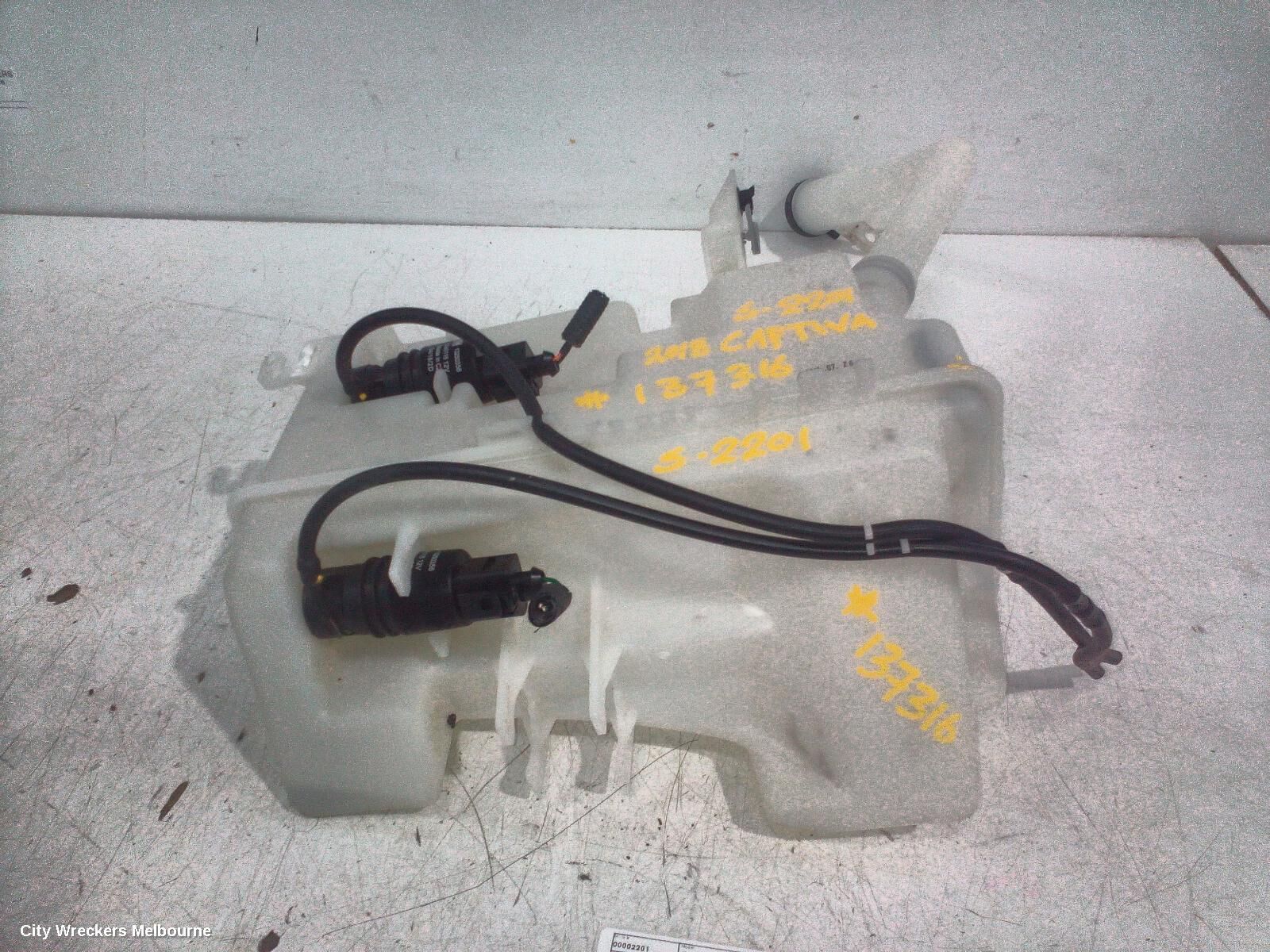 HOLDEN CAPTIVA 2017 Washer Bottle