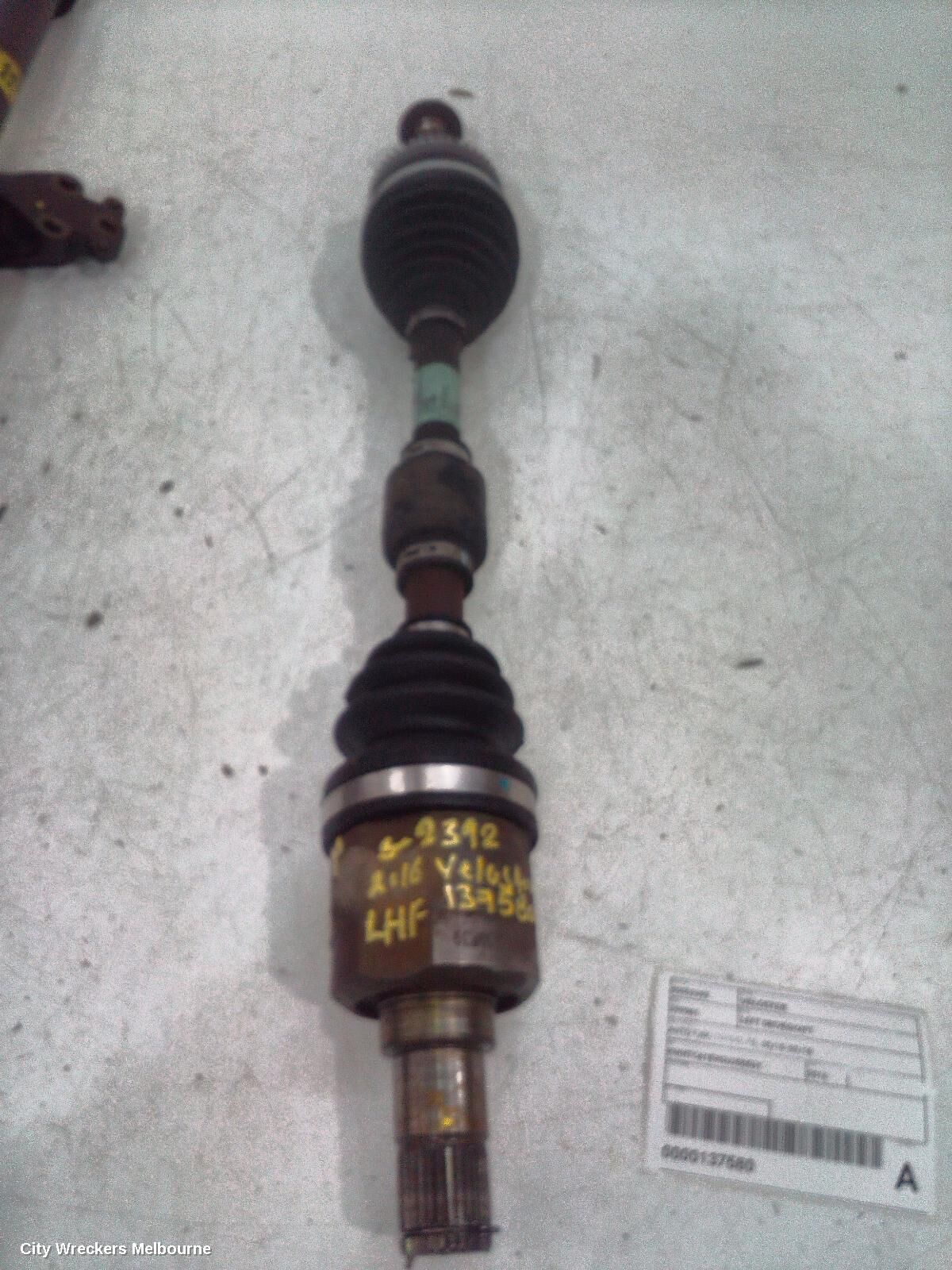 HYUNDAI VELOSTER 2016 Left Driveshaft