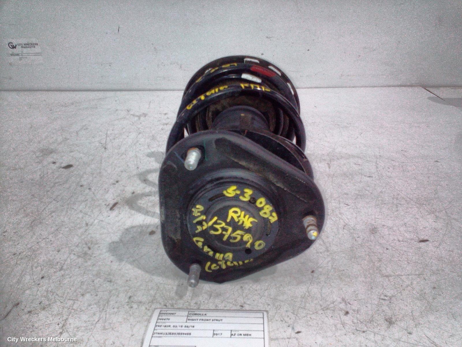 TOYOTA COROLLA 2017 Right Front Strut