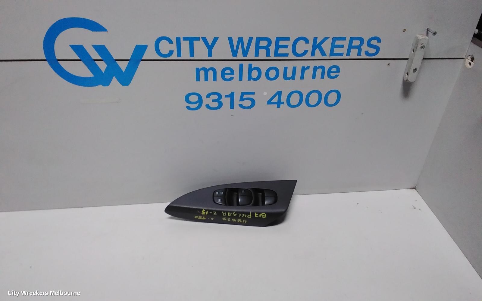 NISSAN PULSAR 2013 Pwr Dr Wind Switch