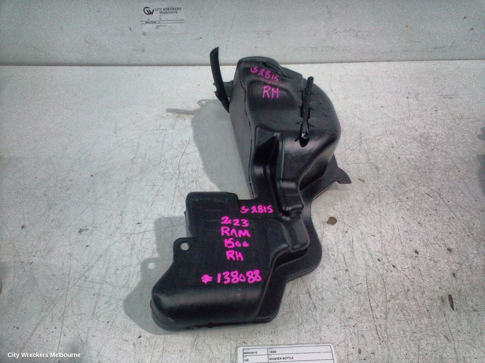RAM 1500 2023 Washer Bottle
