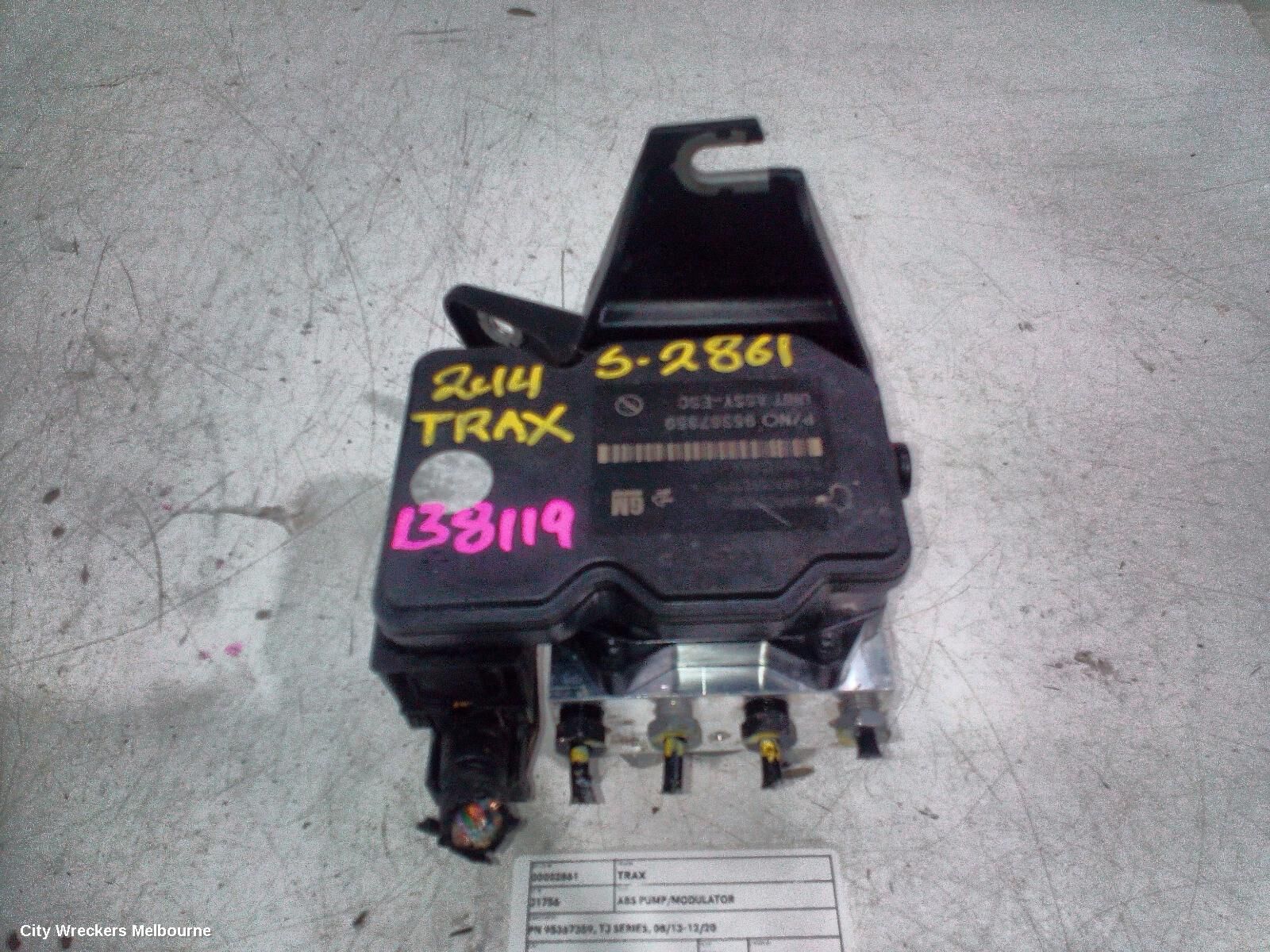HOLDEN TRAX 2014 Abs Pump/Modulator