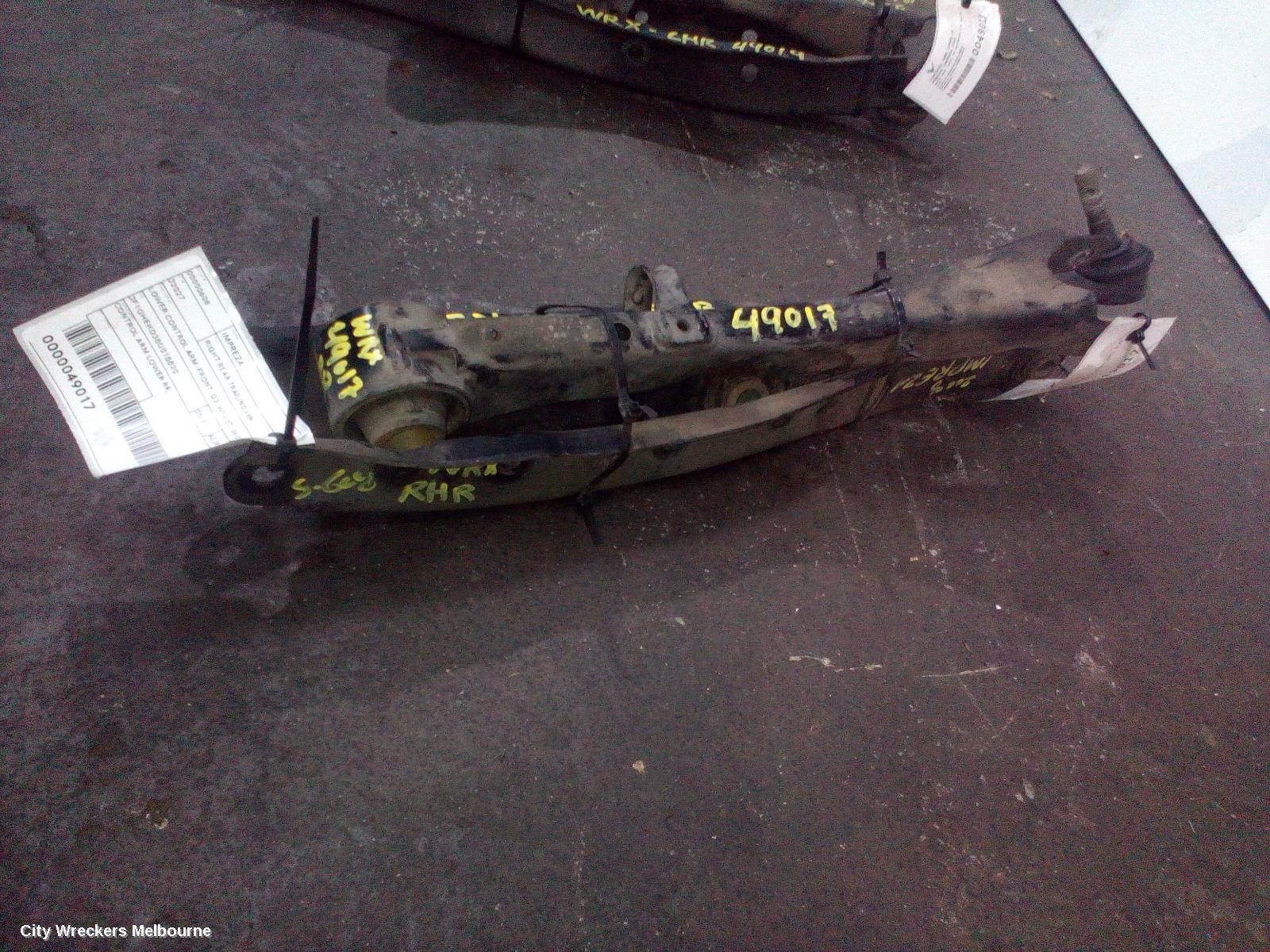 SUBARU IMPREZA 2008 Right Rear Trailing Arm