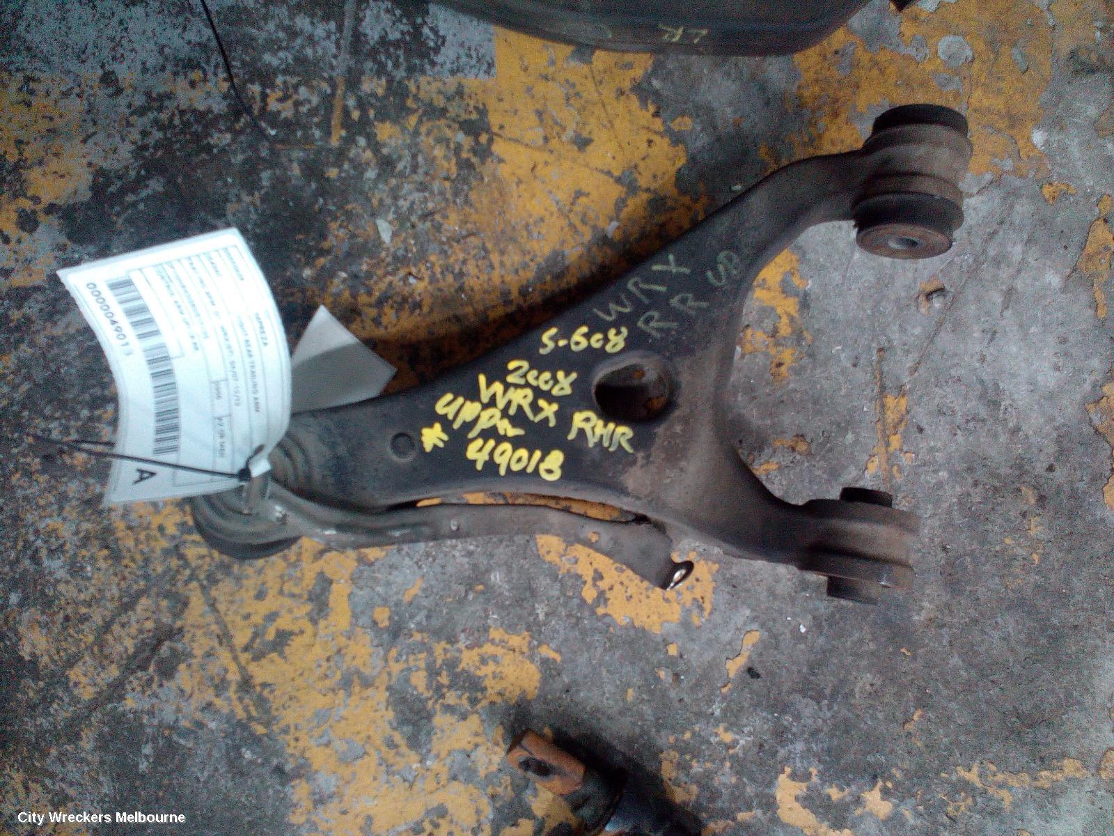 SUBARU IMPREZA 2008 Right Rear Trailing Arm